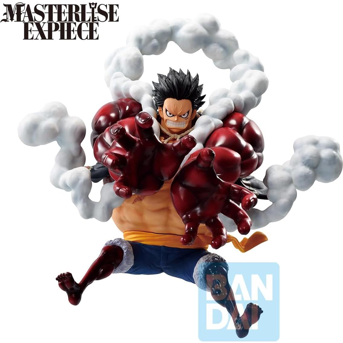 Estatua Coleccionable Luffy Gear 4 Bandai 20 cm Detalle Alto