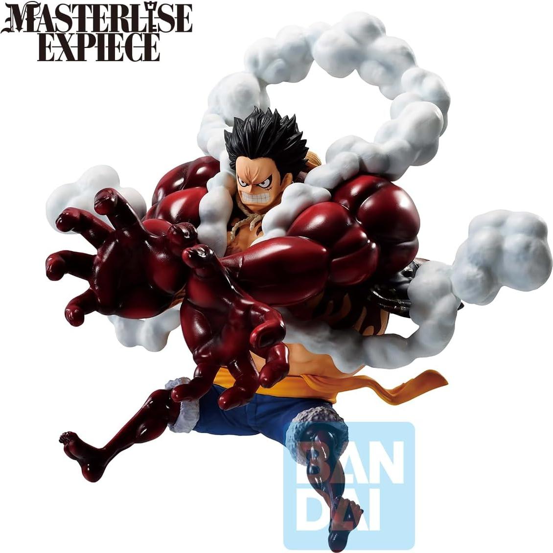 Estatua Coleccionable Luffy Gear 4 Bandai 20 cm Detalle Alto