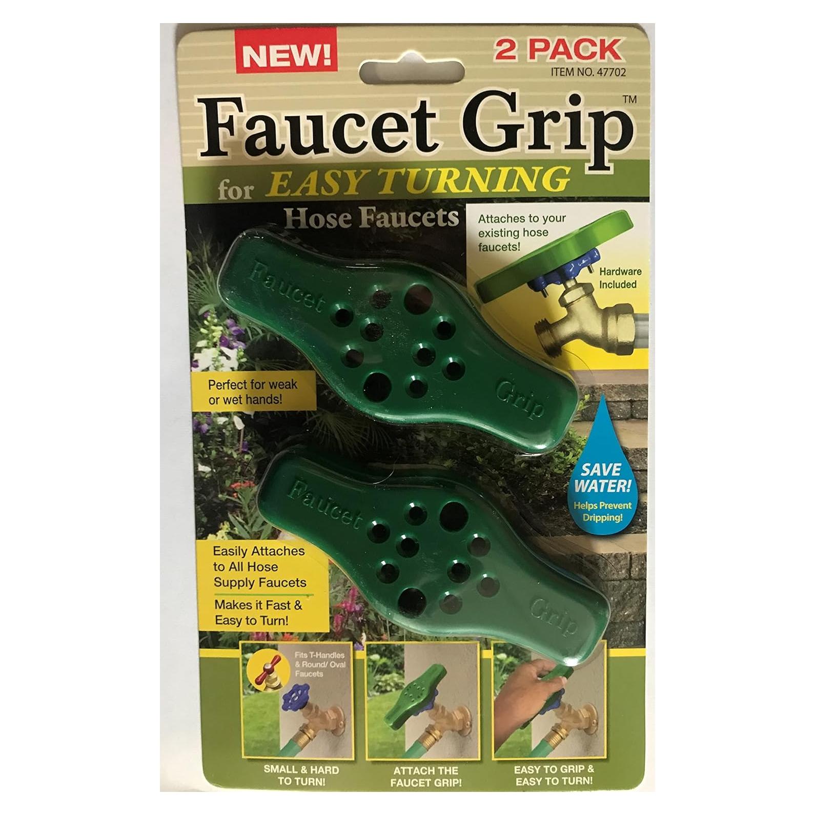 Agarradores de Grifo Verde Ergonomicos - Paquete de 2