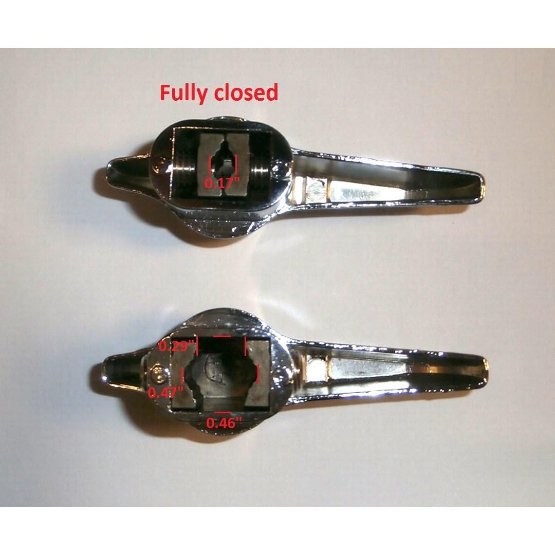 Mango de Reemplazo Cromado LDR 500 6010 para Grifos