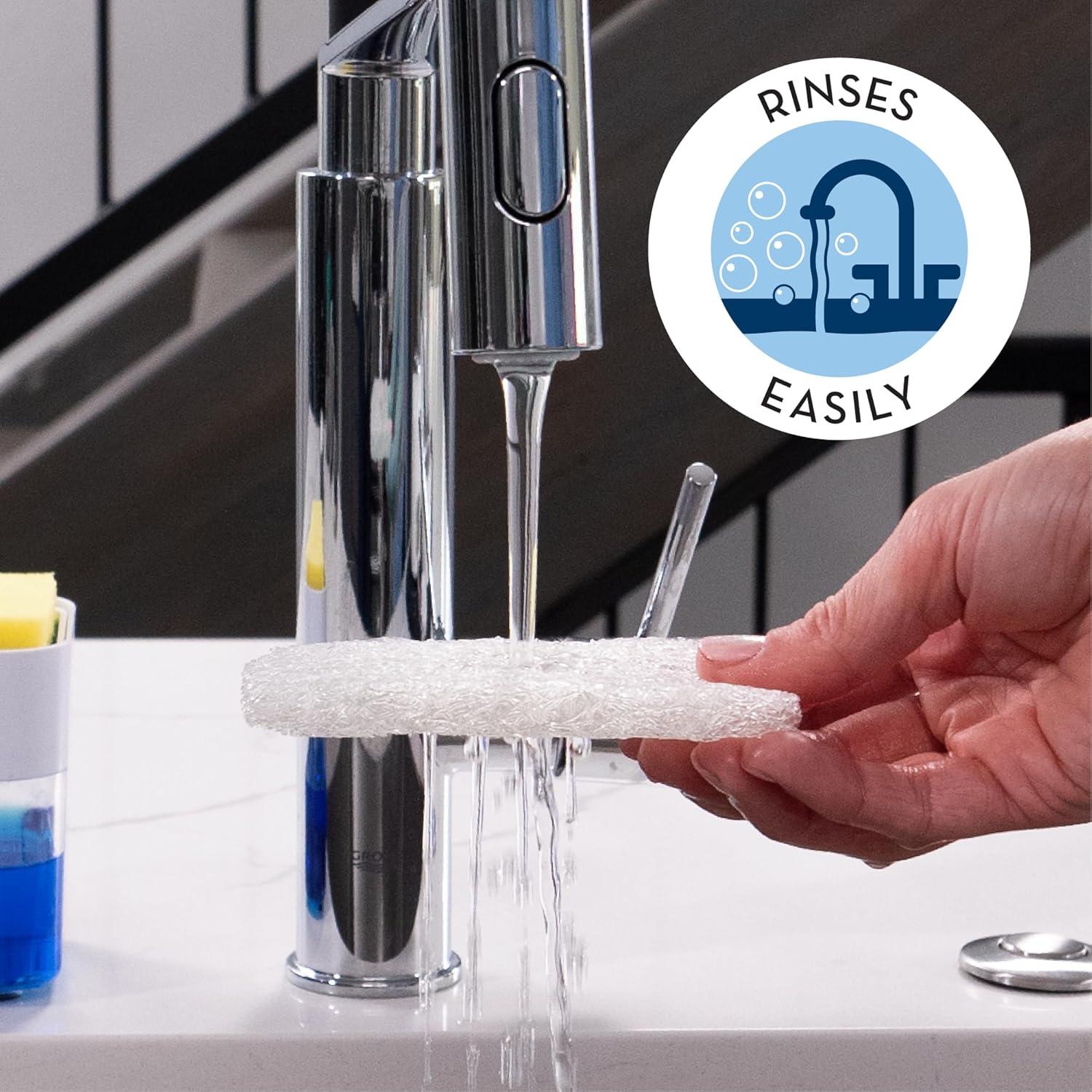 Soporte de Jabón en Barra S&T INC. Paquete de 4 Blanco 10.2x7.4 cm