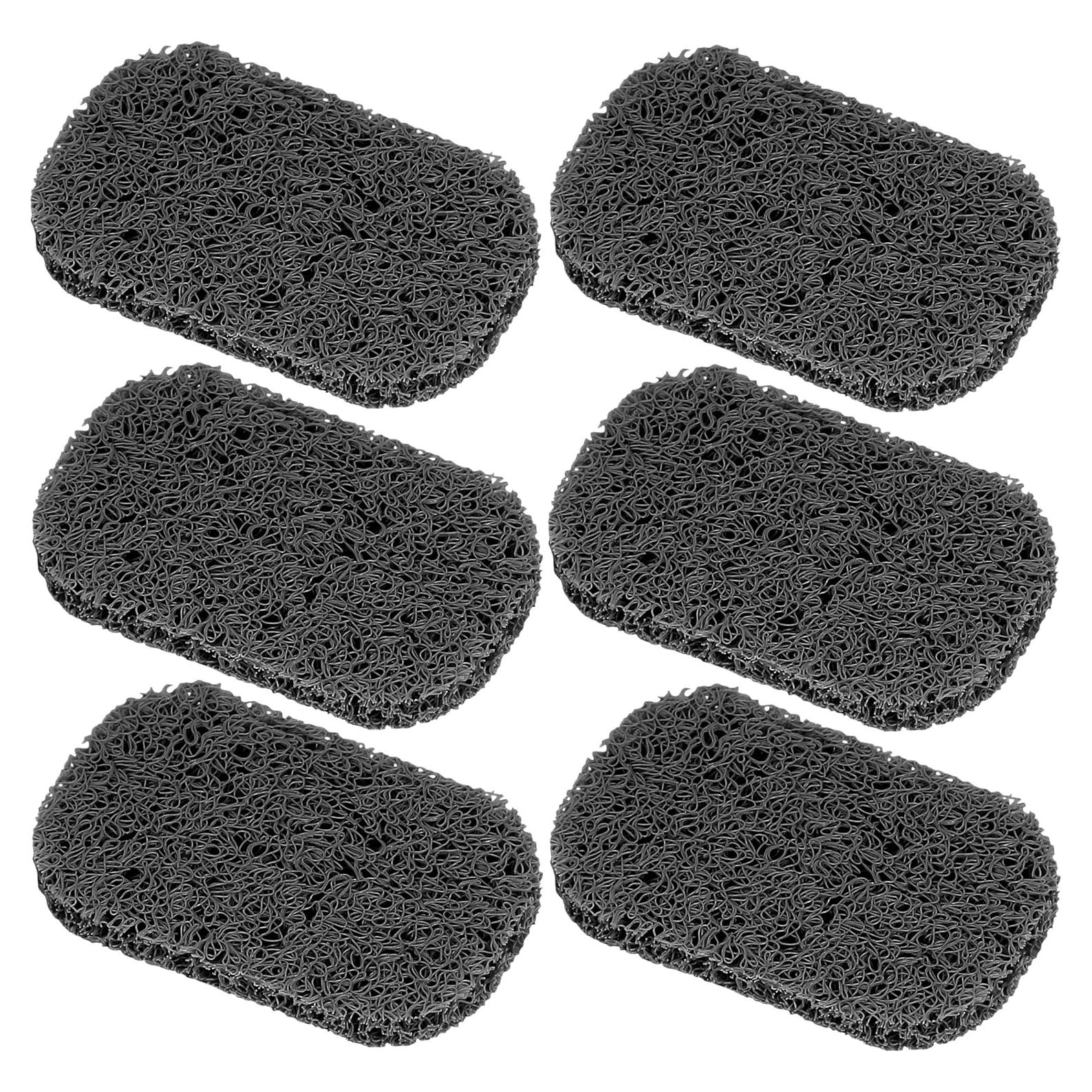 Soportes para Jabón en Barra Iconikal 6 Piezas Carbón Gris