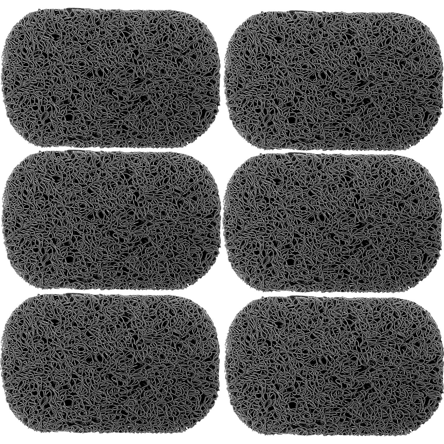 Soportes para Jabón en Barra Iconikal 6 Piezas Carbón Gris