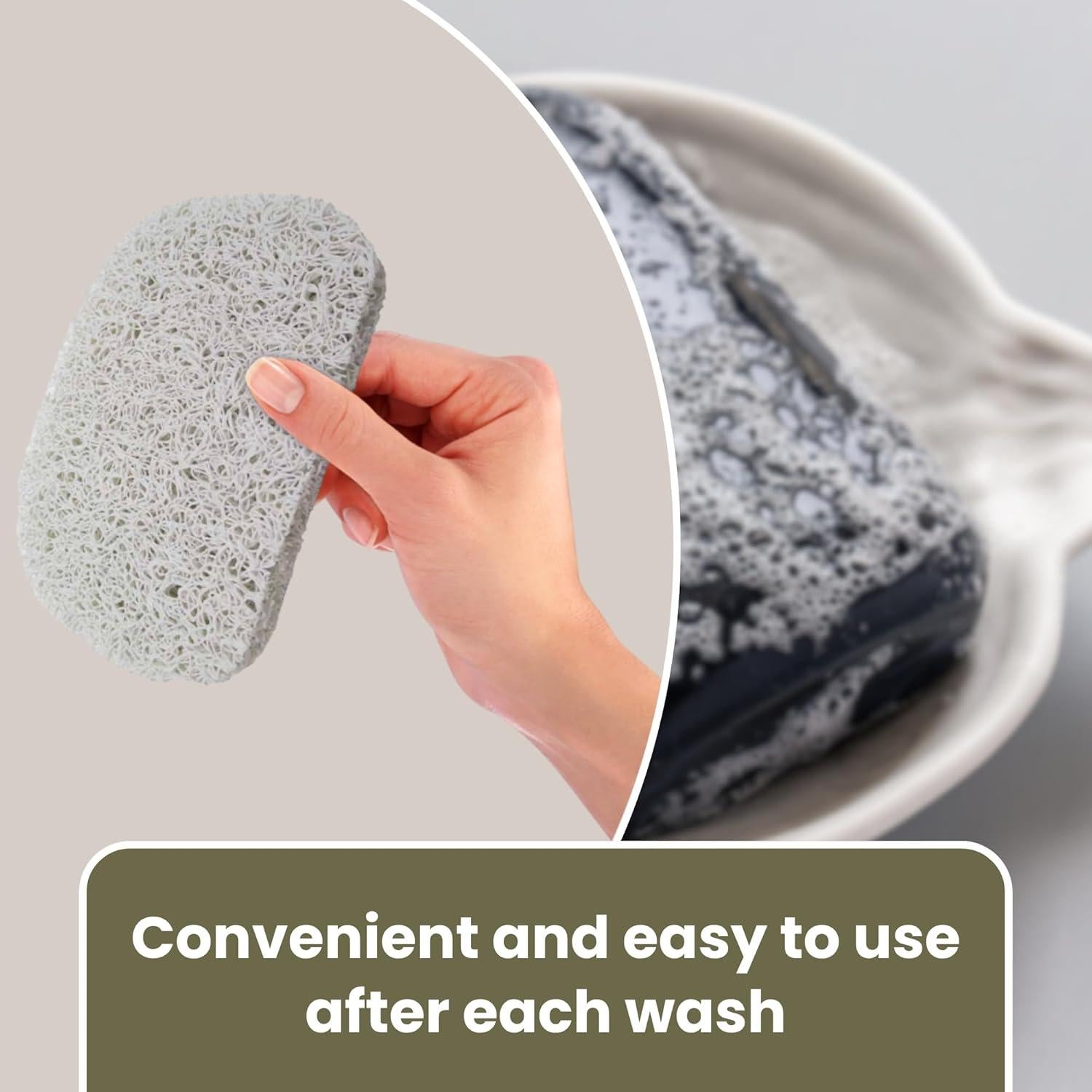 Soporte de Jabón Gadgetime USA Ovalado PVC Blanco 7x11.5cm