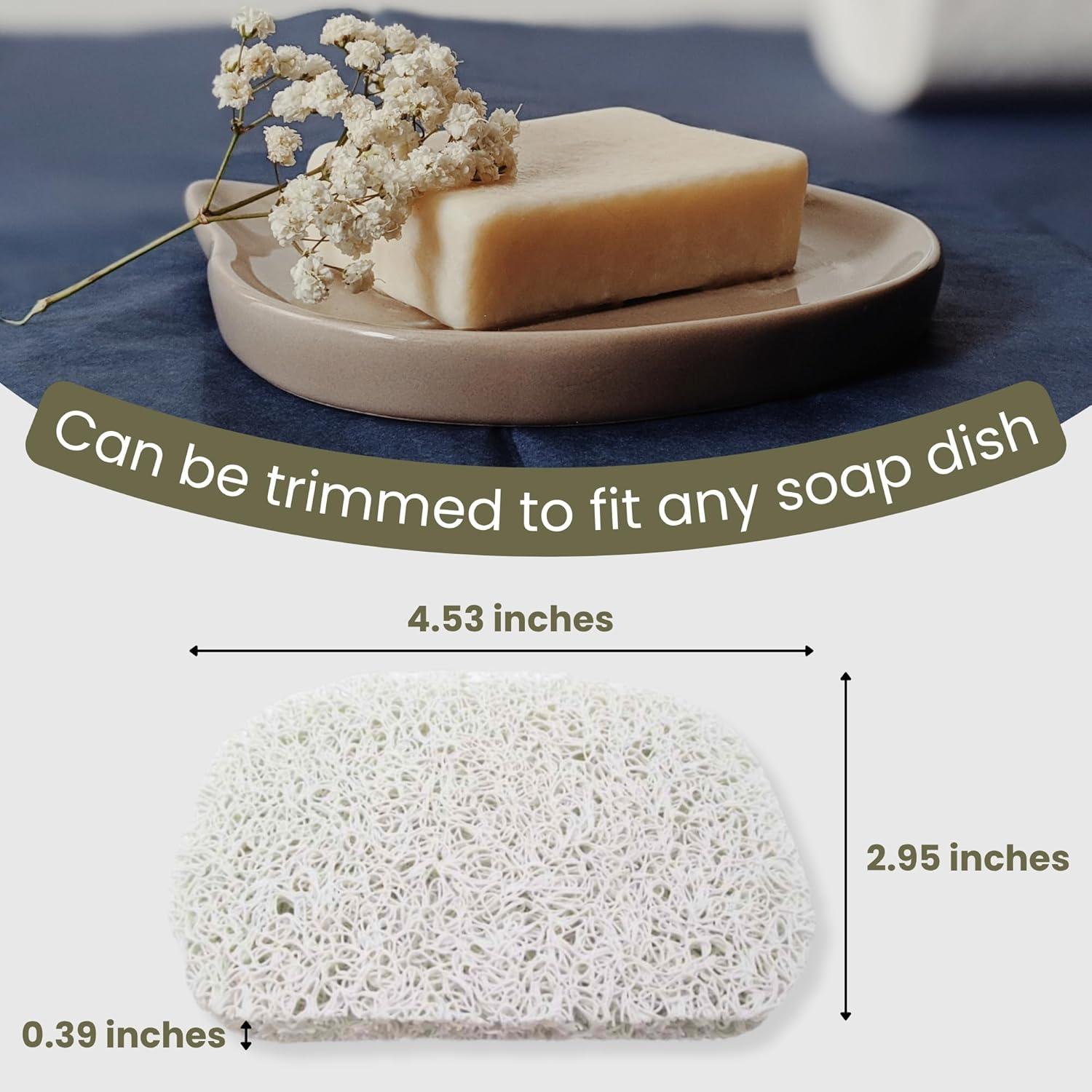 Soporte de Jabón Gadgetime USA Ovalado PVC Blanco 7x11.5cm