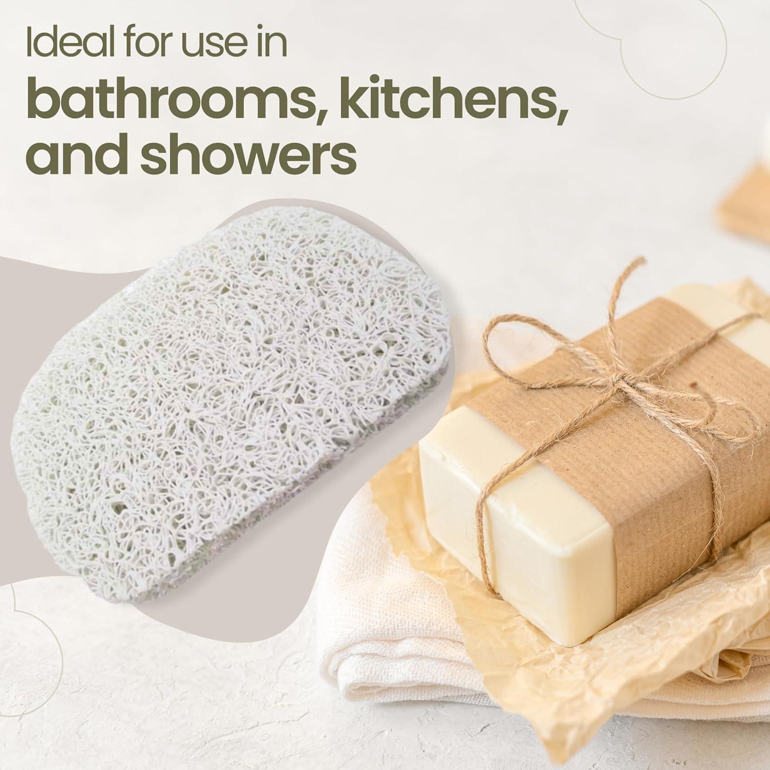 Soporte de Jabón Gadgetime USA Ovalado PVC Blanco 7x11.5cm