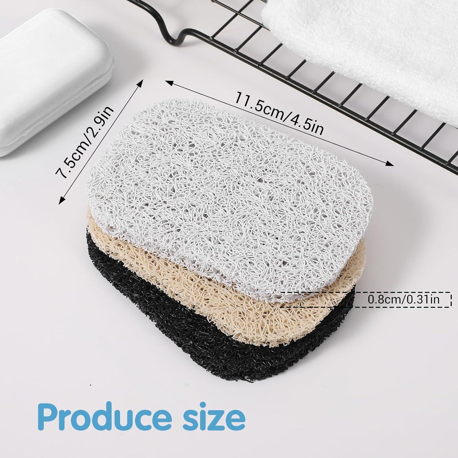 6 Almohadillas Antideslizantes para Jabón Tweruna - Drenaje Rápido