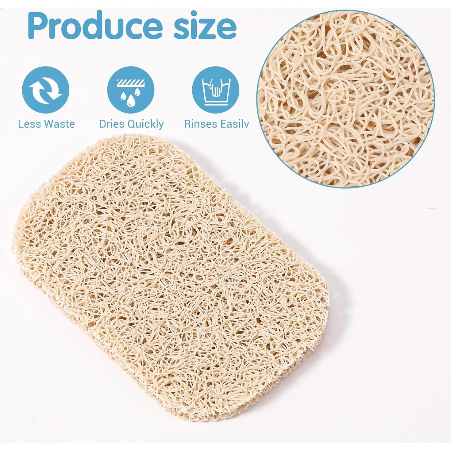 6 Almohadillas Antideslizantes para Jabón Tweruna - Drenaje Rápido