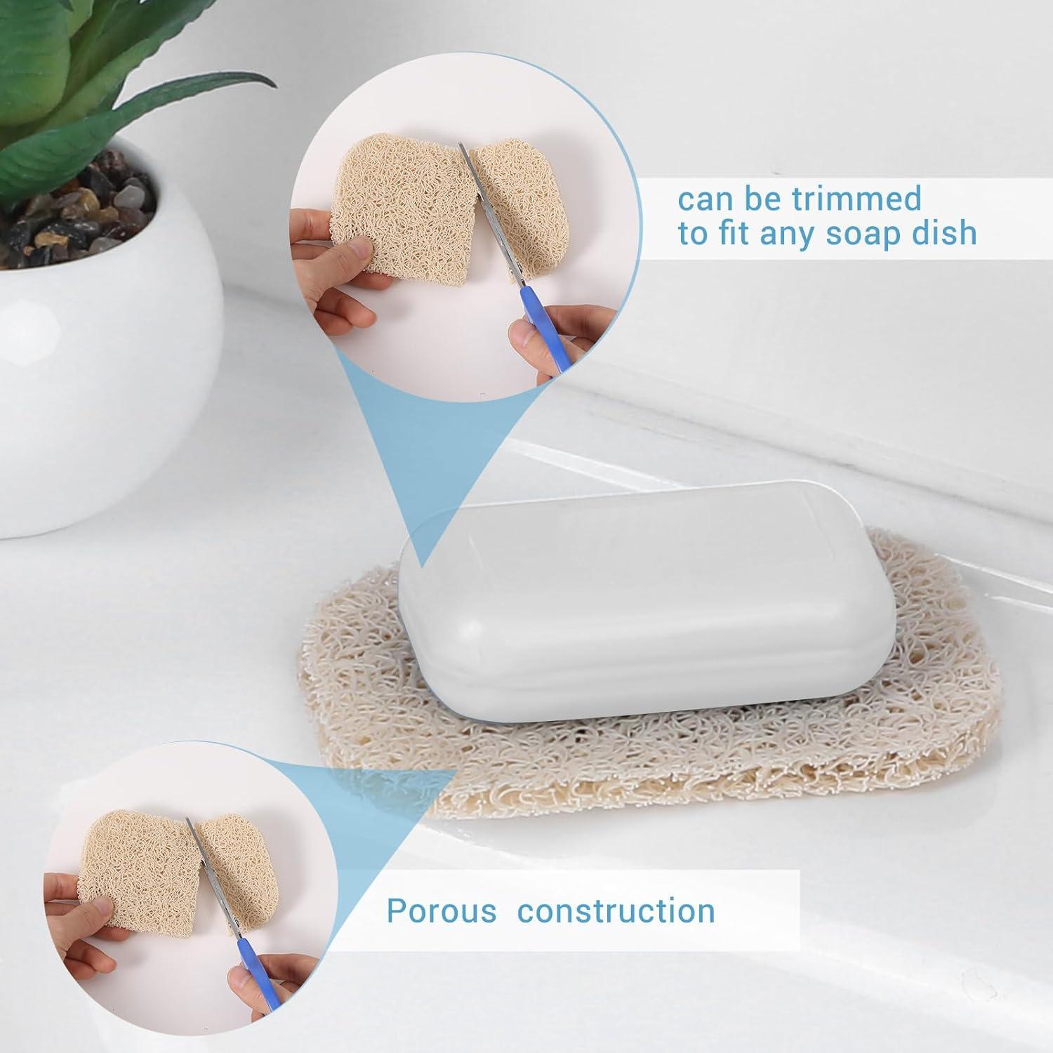 6 Almohadillas Antideslizantes para Jabón Tweruna - Drenaje Rápido