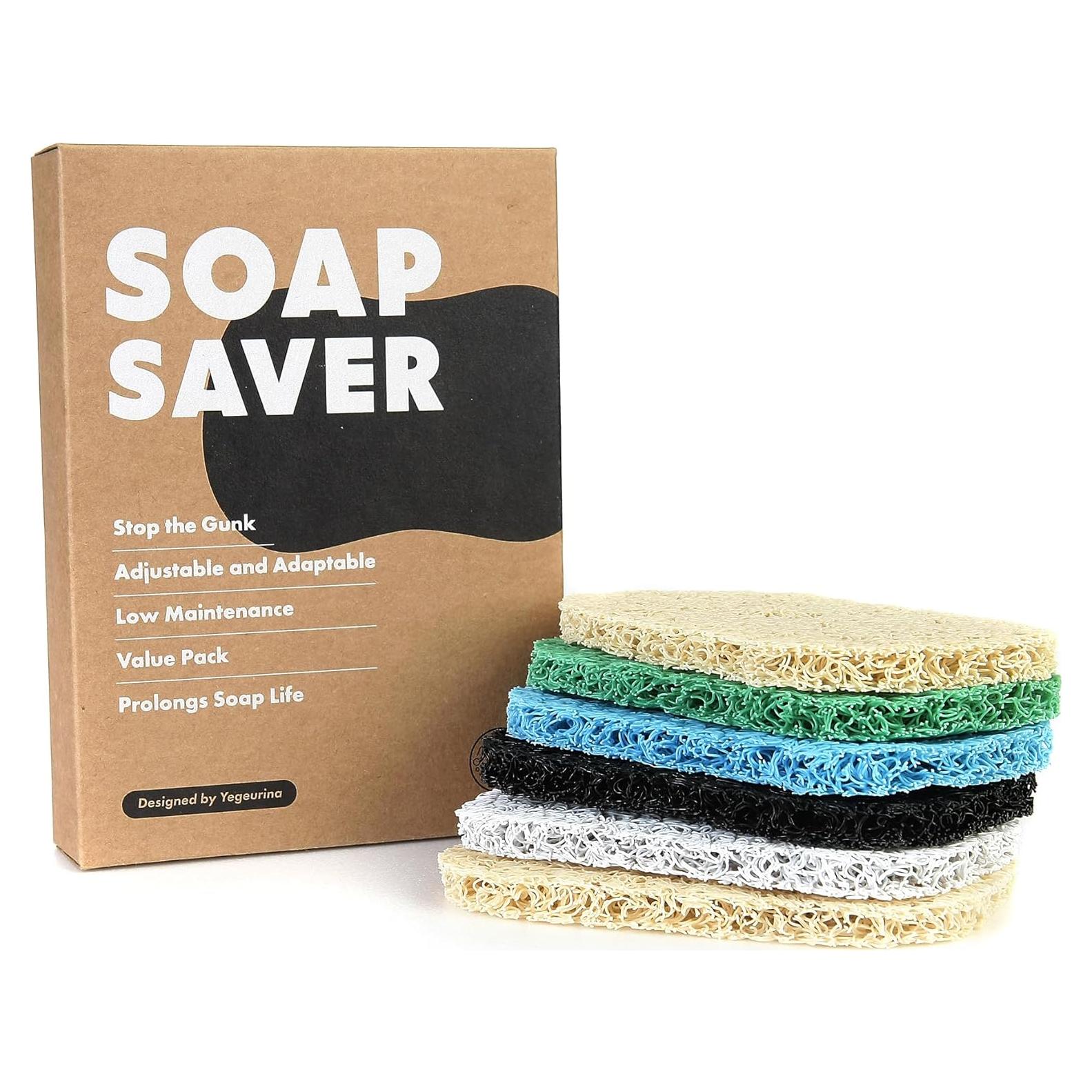 Soporte de Jabón Yegeurina SOAPSAVER - Juego de 6 Piezas