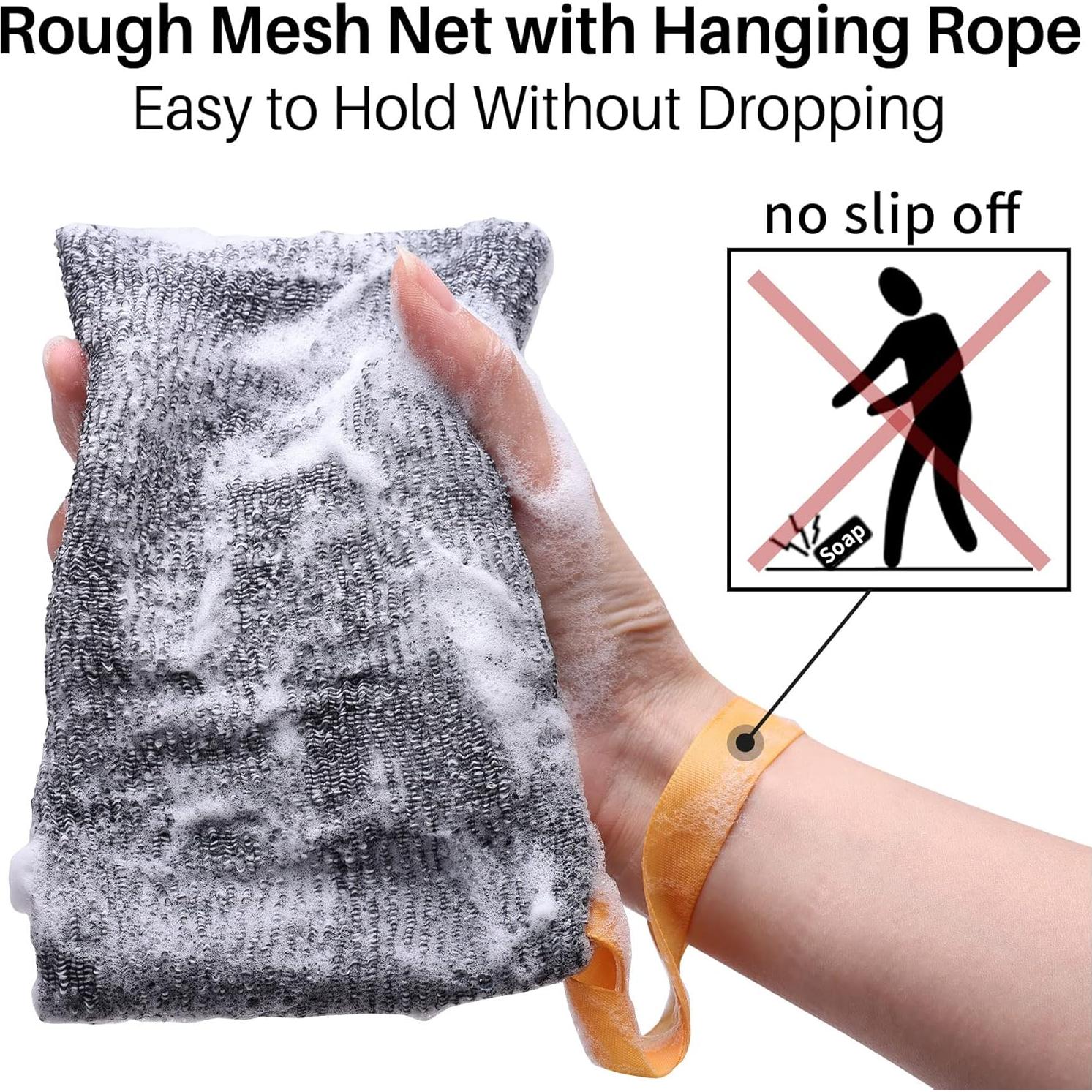 Paquete de 6 Bolsas Exfoliantes Antimbee para Jabón en Barra