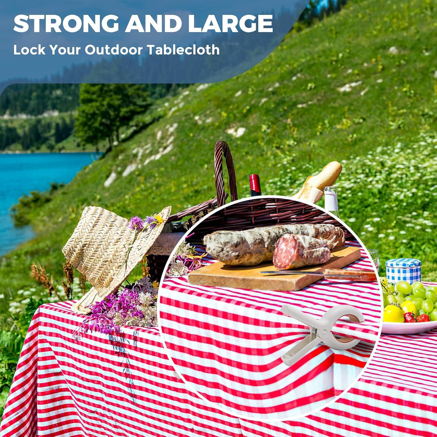 Clip de Toalla de Playa FeFu Extra Grande Paquete de 8