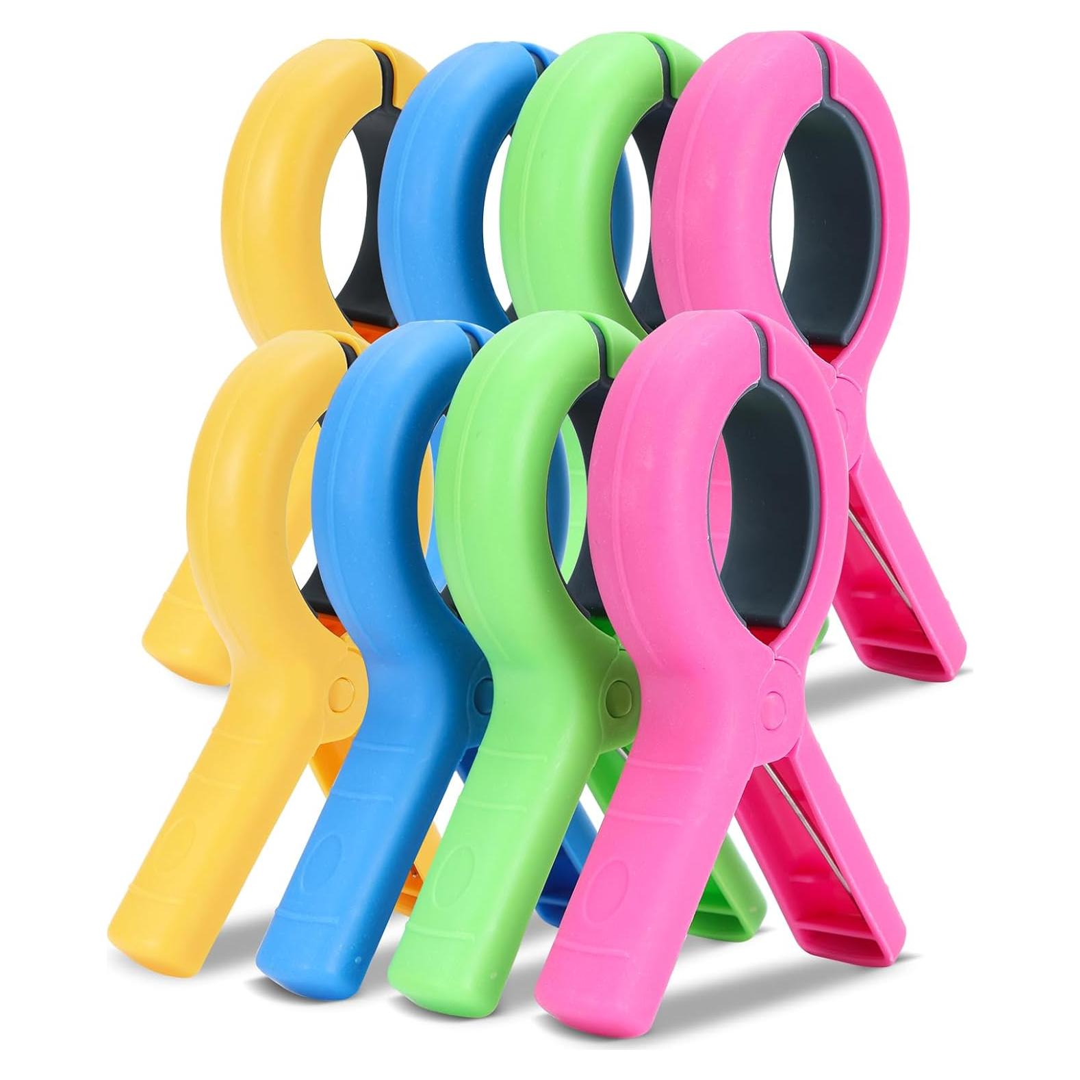 Pinzas de Toalla de Playa Grandes Gomedi 12.95 cm Paquete de 8