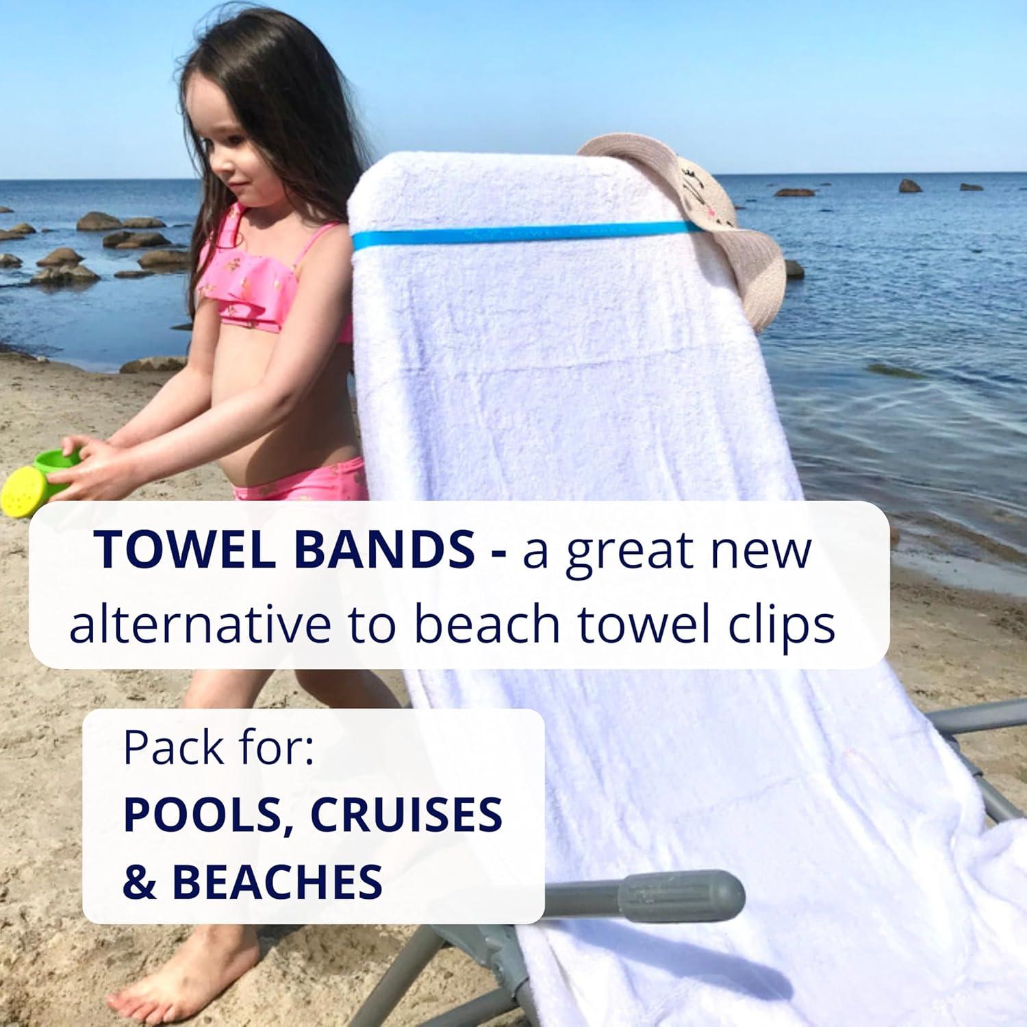 Bandas para Toallas Towel Crabber - Paquete de 6 Colores