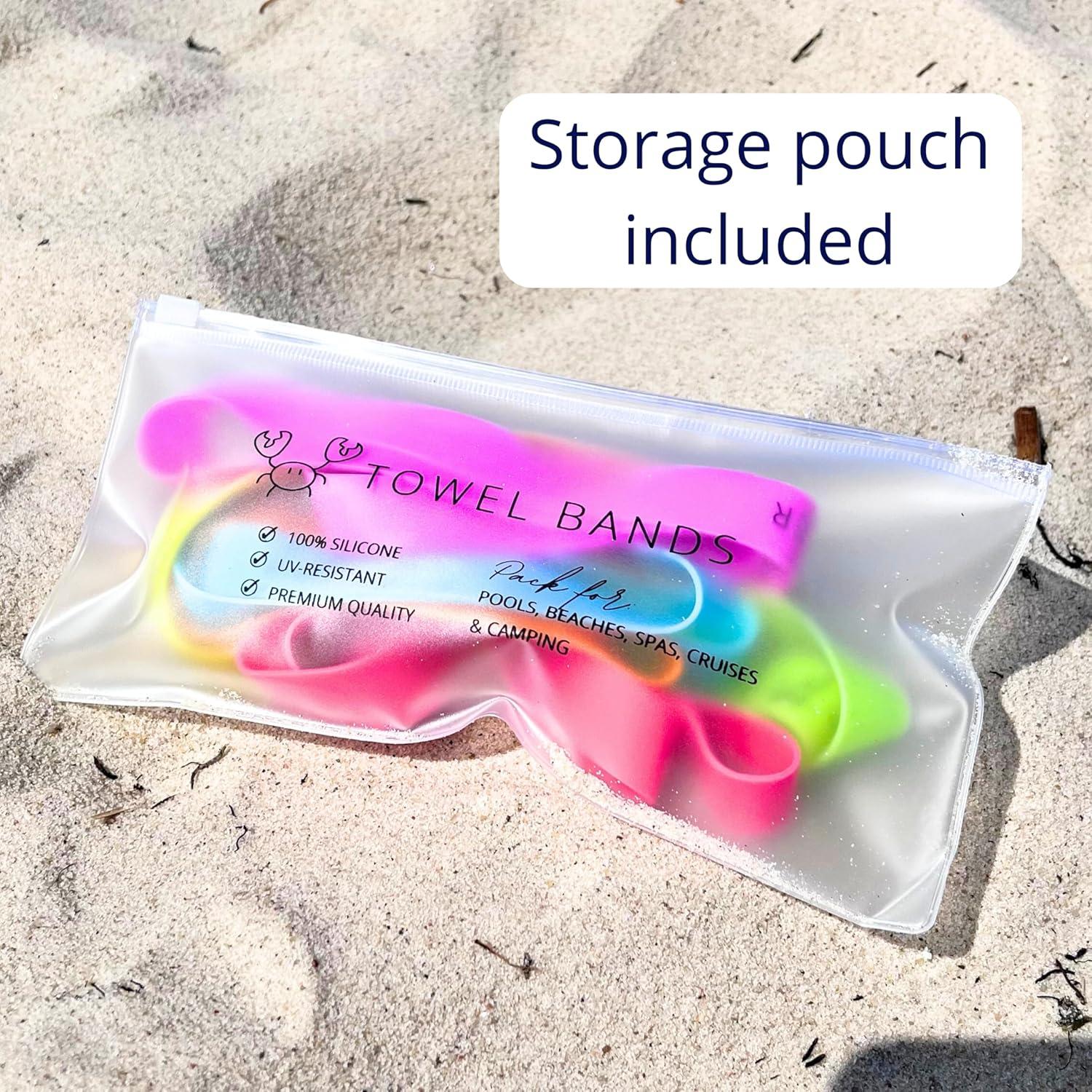 Bandas para Toallas Towel Crabber - Paquete de 6 Colores