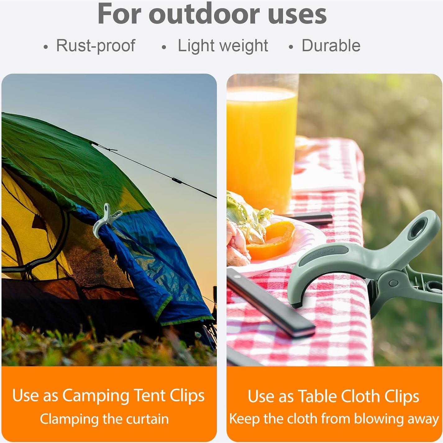 Pinzas para Toallas de Playa Zacool - 8 Piezas, Antideslizantes