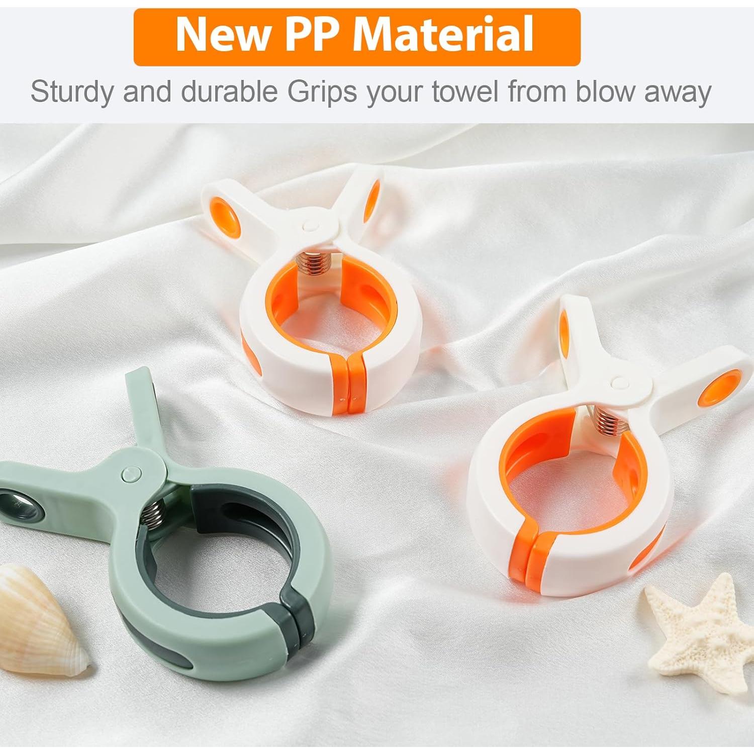 Pinzas para Toallas de Playa Zacool - 8 Piezas, Antideslizantes