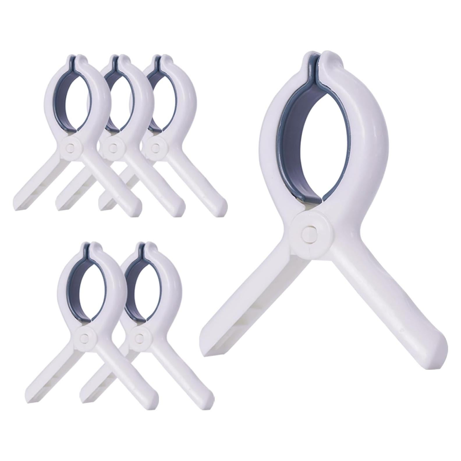 6 Clips de Toalla de Playa NUOYASI - Pinzas de Plástico Duraderas