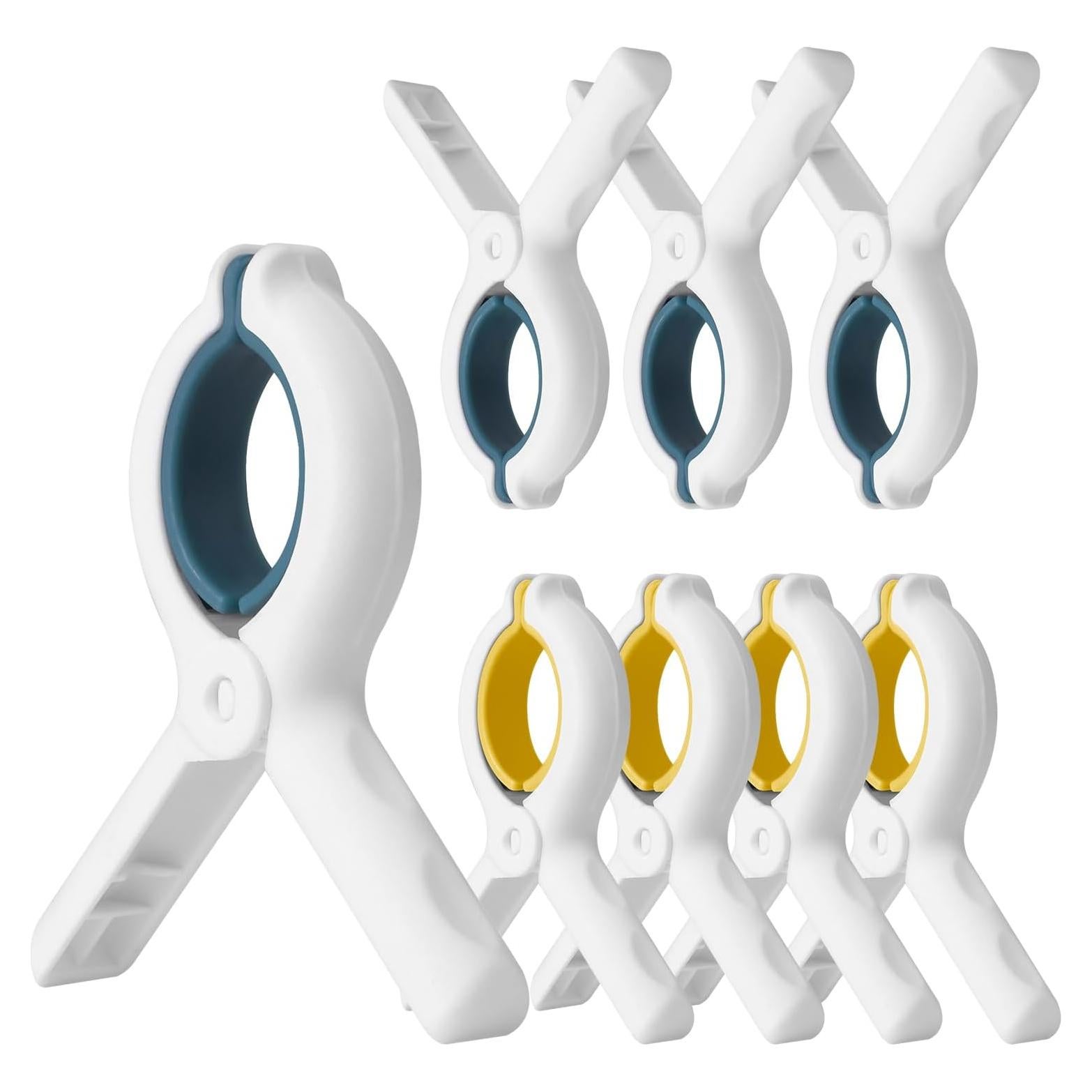 Pinzas para Toallas de Playa erduoduo - 8 Piezas Colores Brillantes