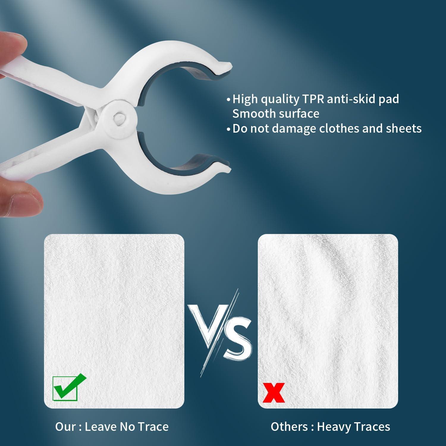 Pinzas para Toallas de Playa erduoduo - 8 Piezas Colores Brillantes