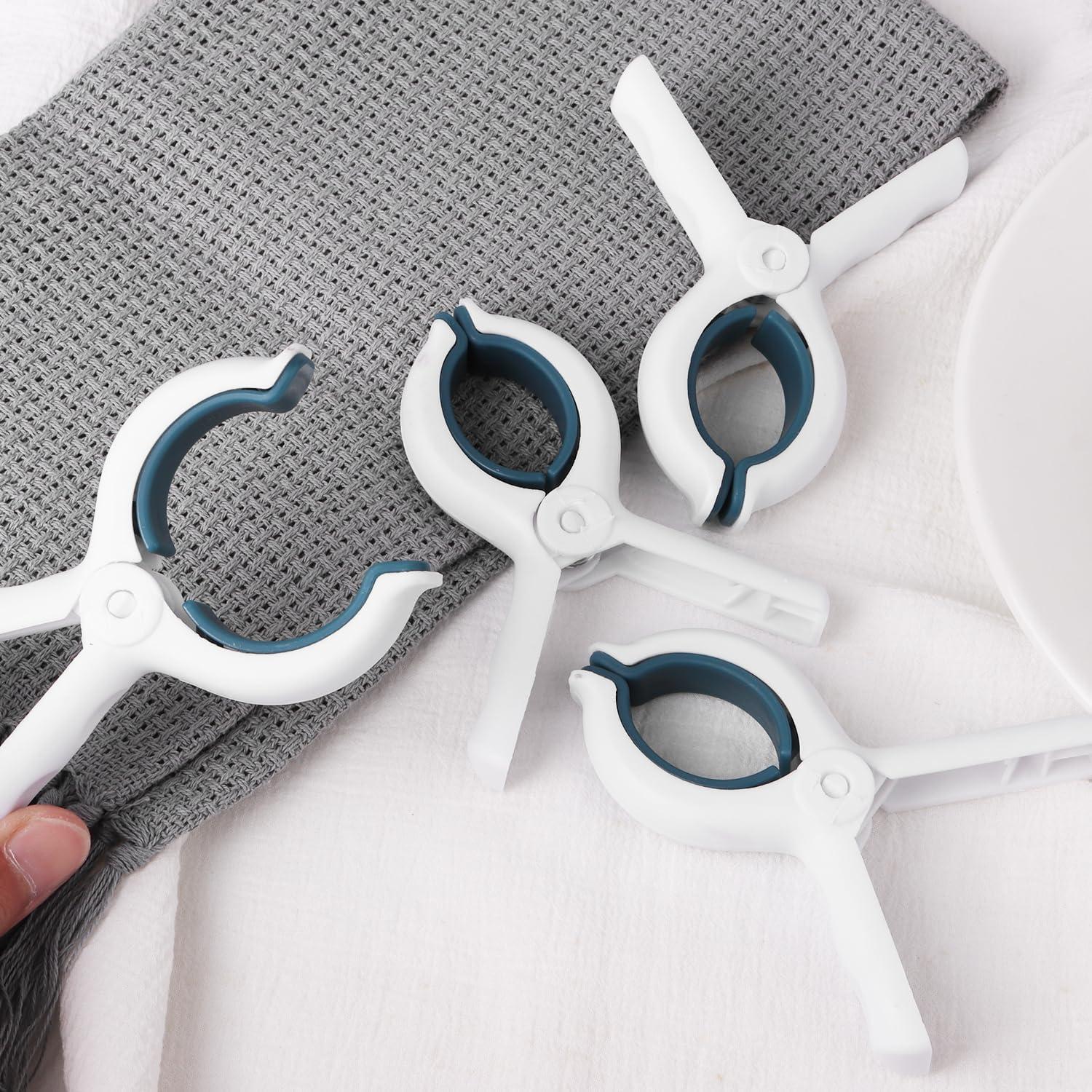 Pinzas para Toallas de Playa erduoduo - 8 Piezas Colores Brillantes