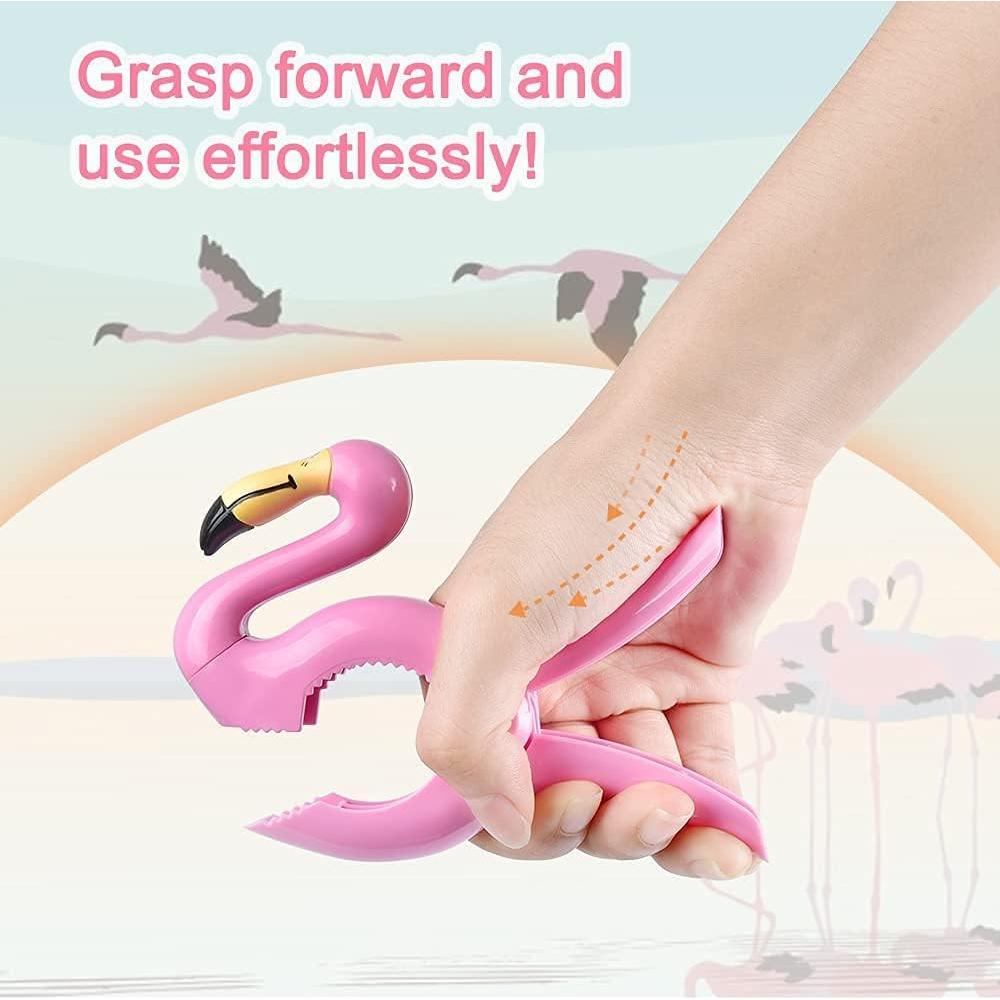 Pinzas Jumbo Sopito para Toallas de Playa Set de 4 - Flamingo y Loro