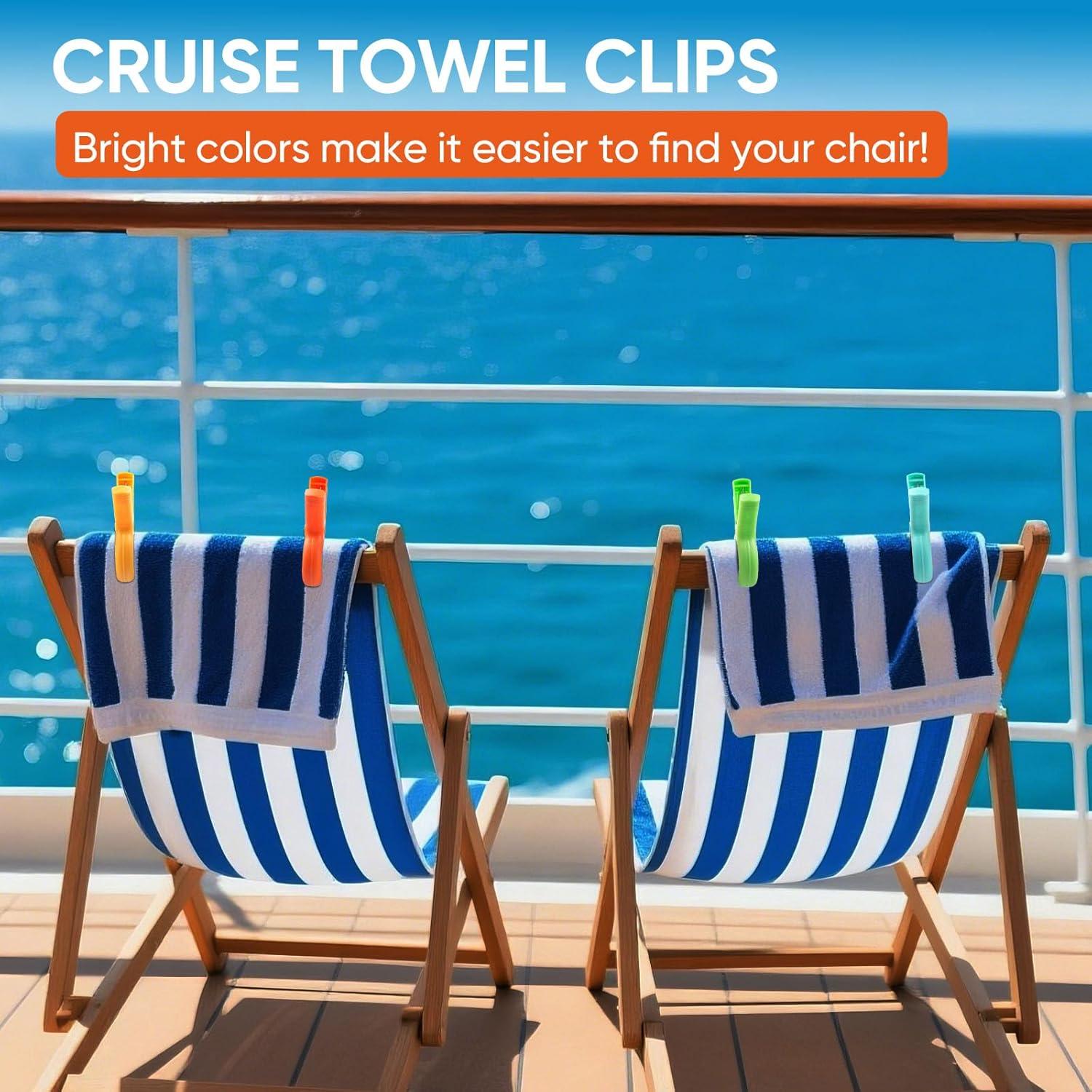 Paquete de 8 Clips para Toallas de Playa Dapute - Jumbo