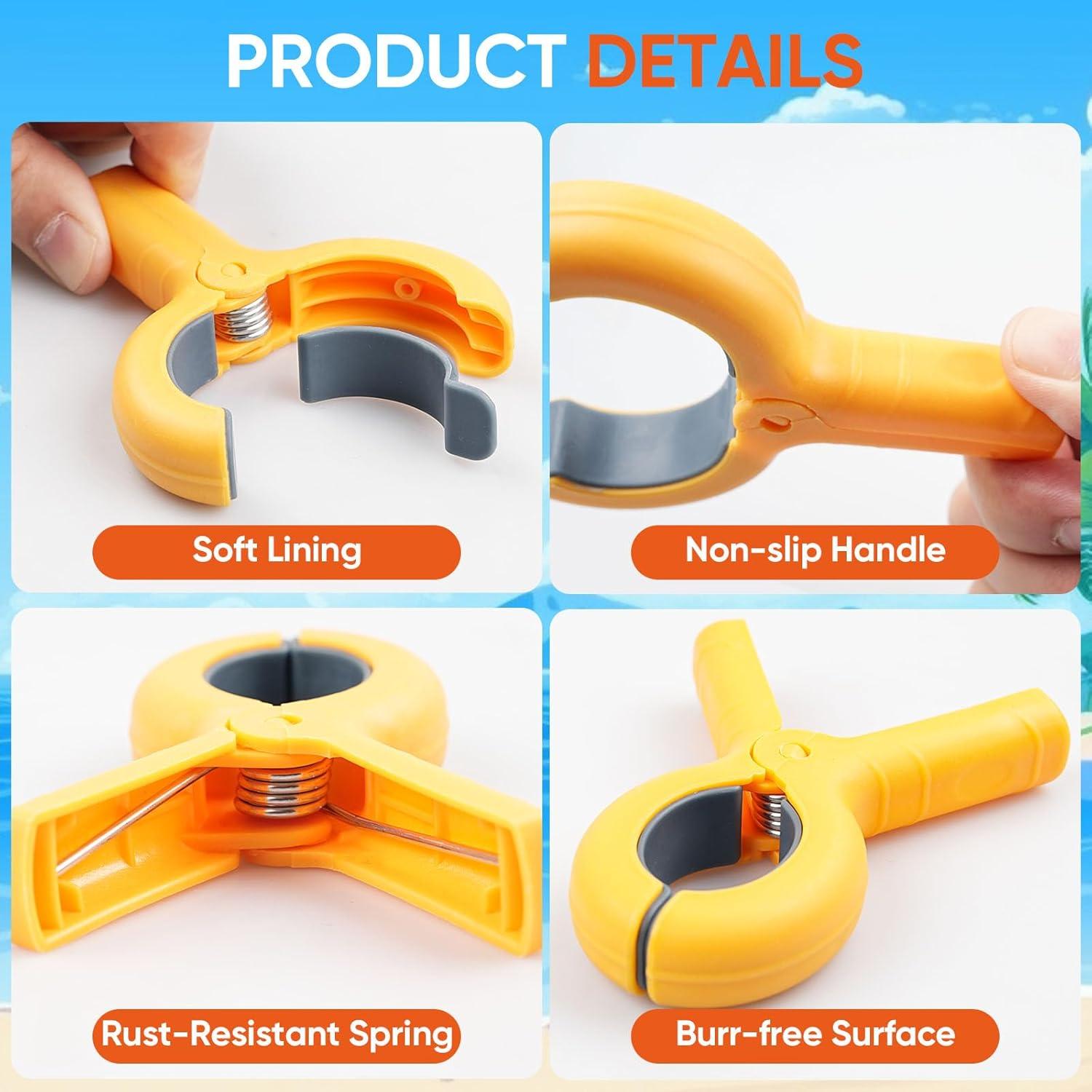 Paquete de 8 Clips para Toallas de Playa Dapute - Jumbo