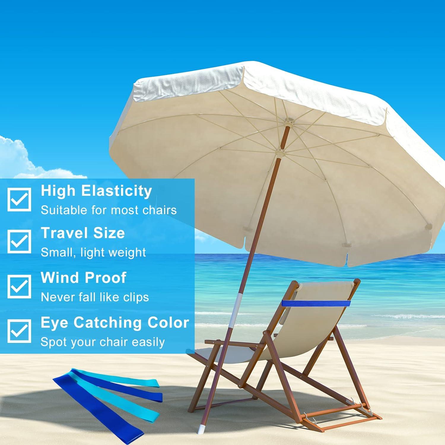 Paquete de 4 bandas para toallas Matenf a prueba de viento