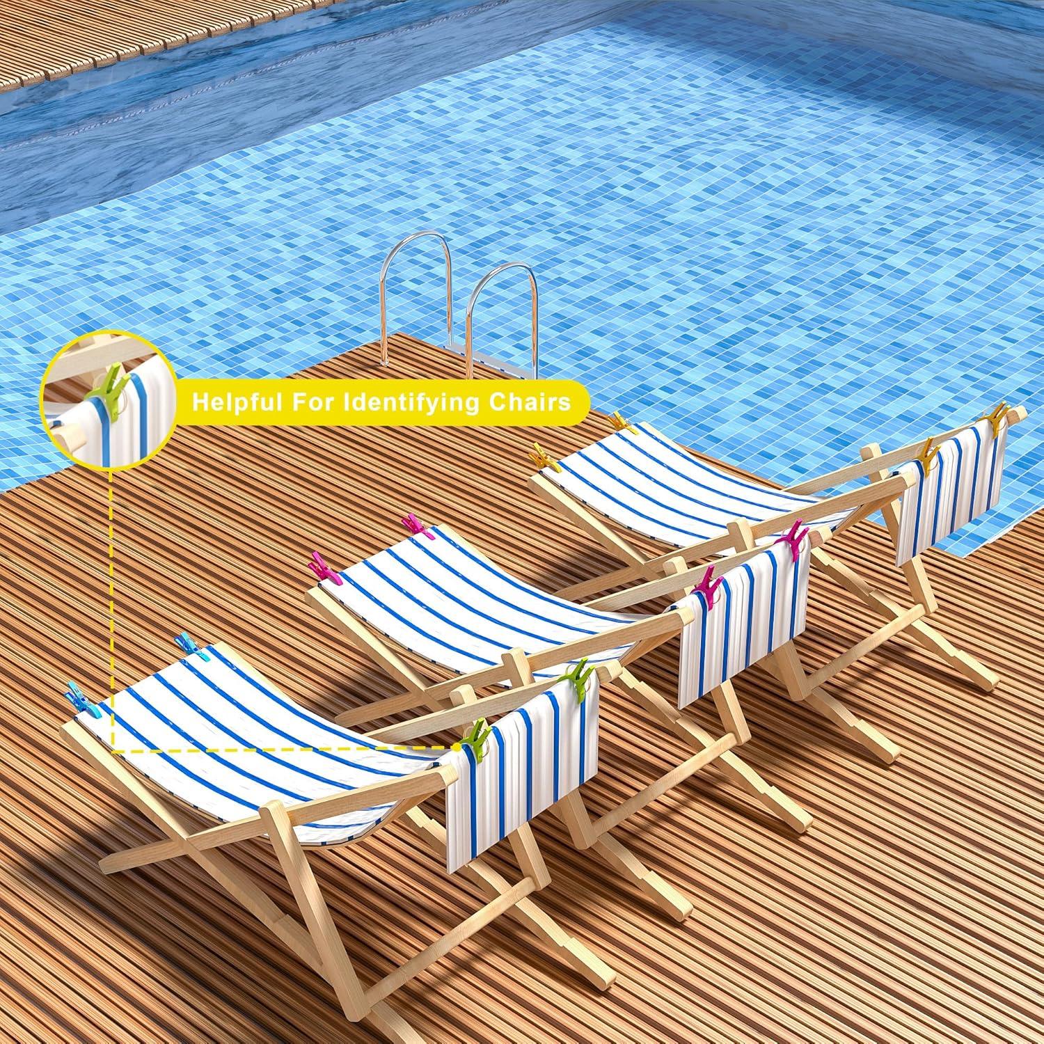 Clips para Toallas ECROCY - Paquete de 8 Antideslizantes