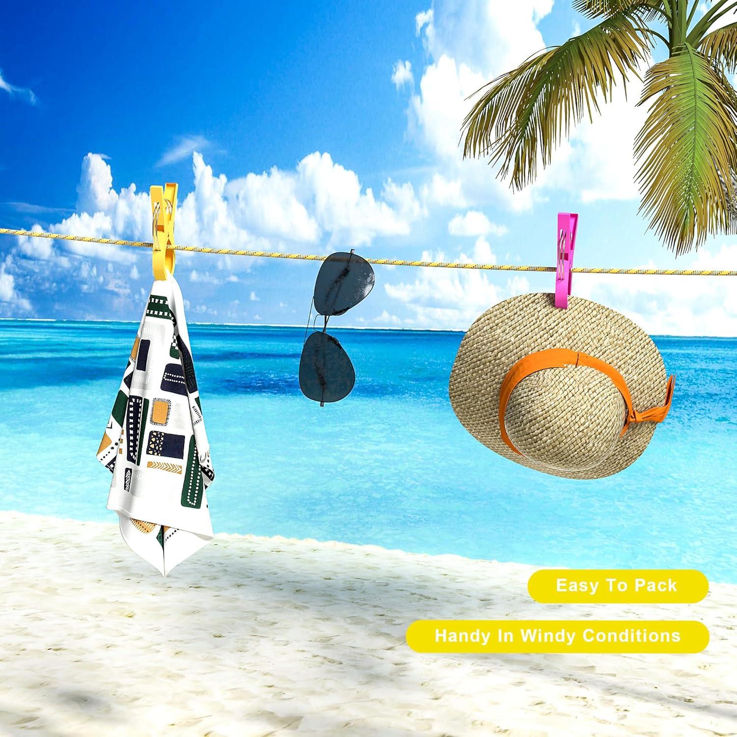 Clips para Toallas ECROCY - Paquete de 8 Antideslizantes