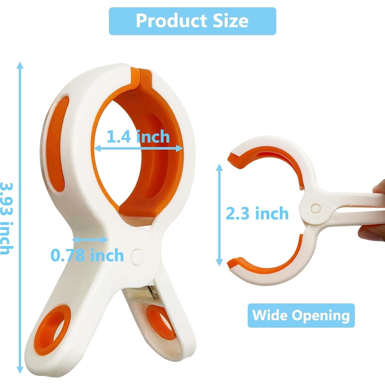 Clips para Toallas de Playa Sylroal - Paquete de 8 Unidades