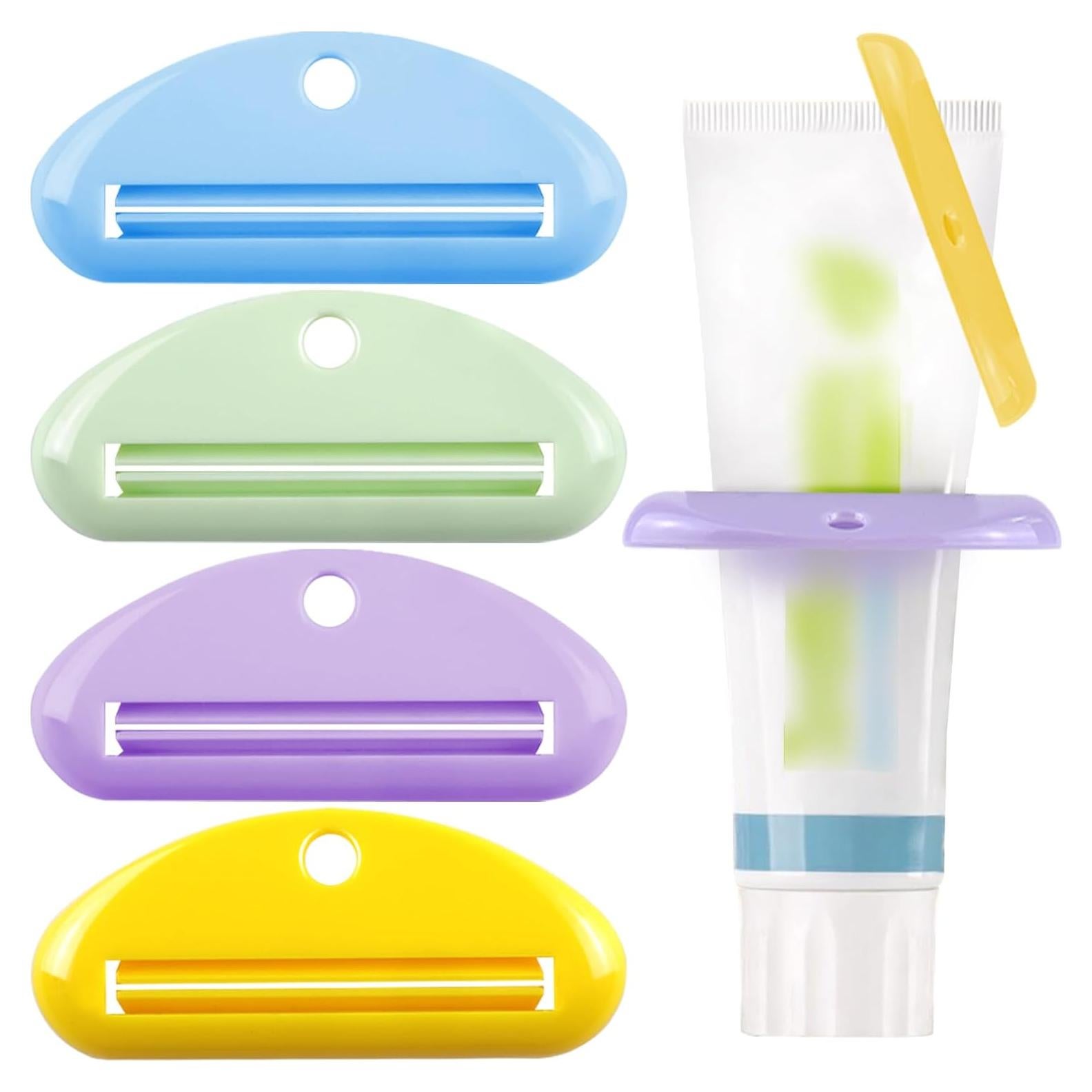 Exprimidor de Pasta de Dientes TKYZMS - 4 Piezas Coloridas