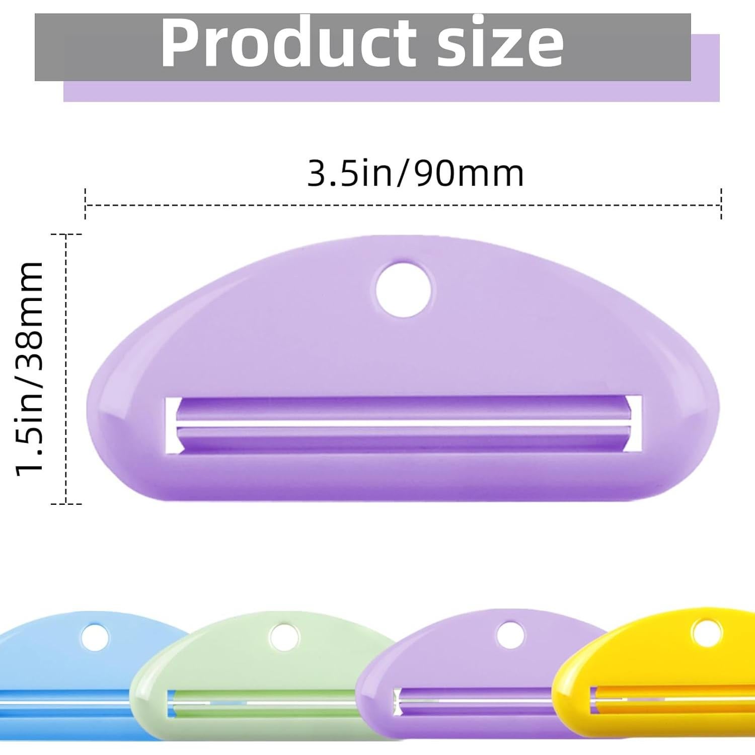 Exprimidor de Pasta de Dientes TKYZMS - 4 Piezas Coloridas