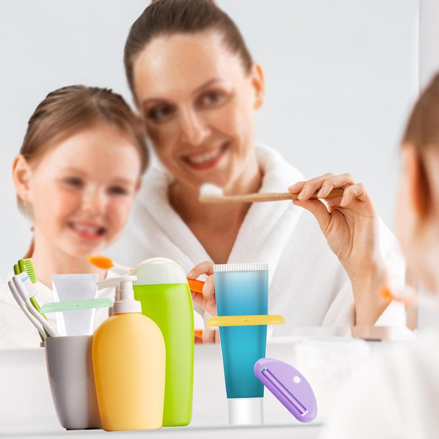 Exprimidor de Pasta de Dientes TKYZMS - 4 Piezas Coloridas