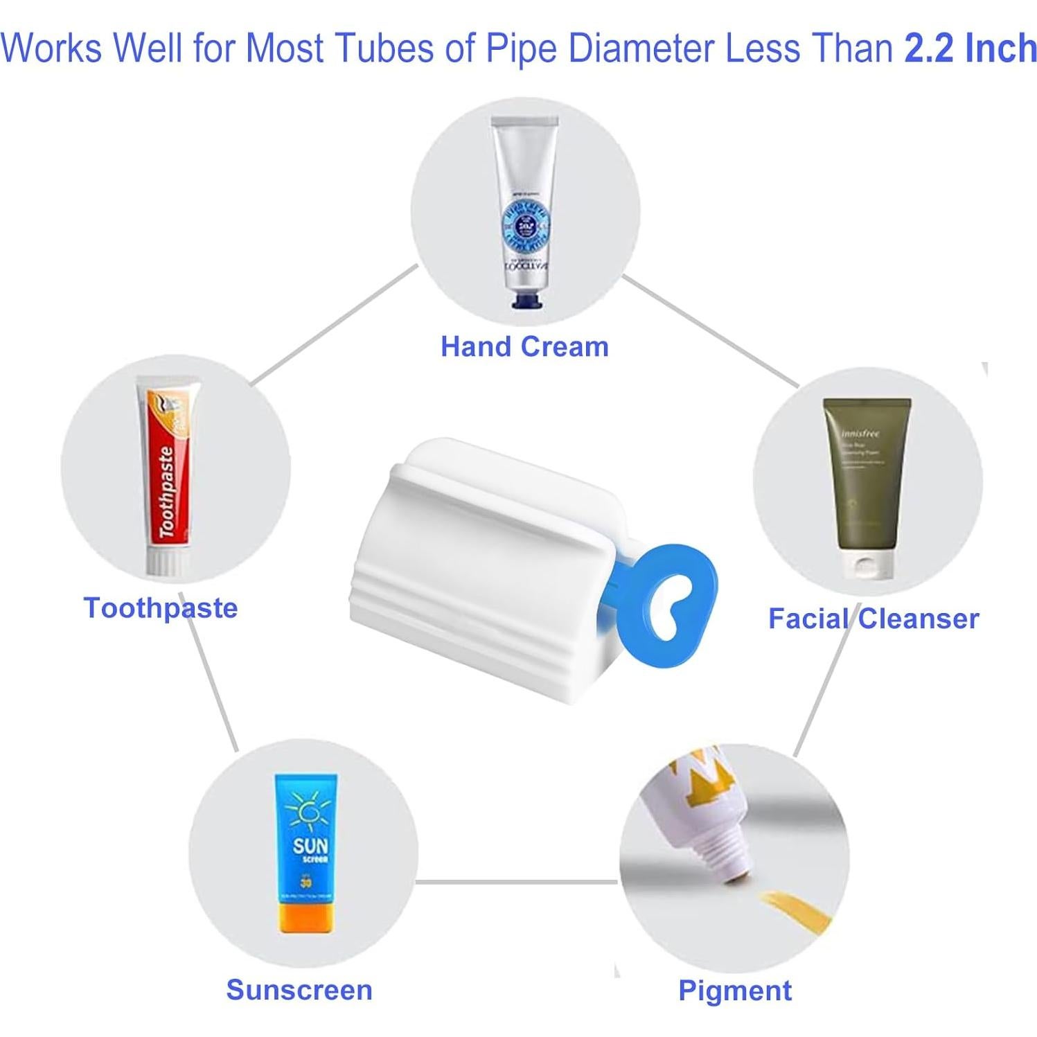Exprimidor de Pasta de Dientes IDM-UTSL, Juego de 4 Rodillos