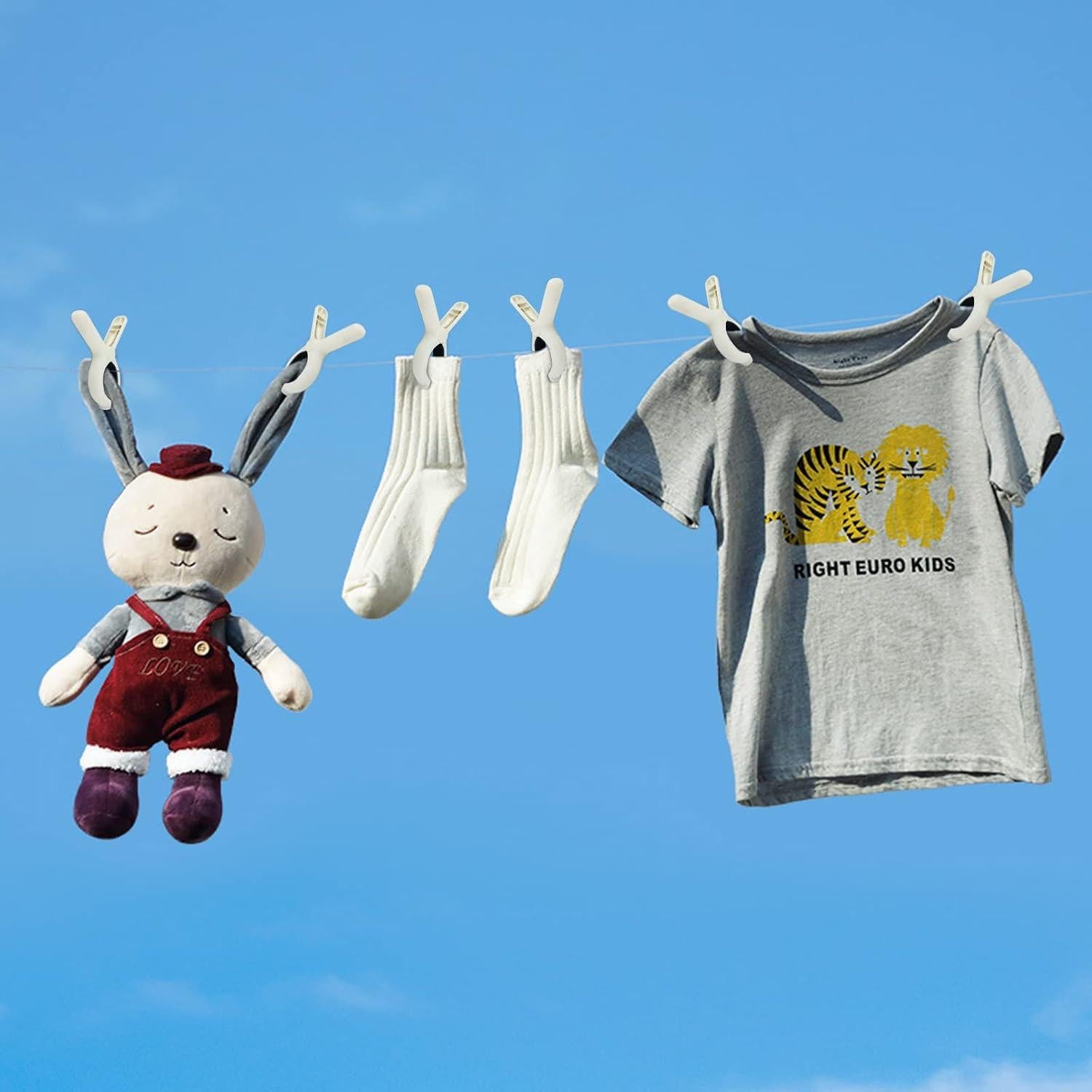 Pinzas para Toallas de Playa QOPAHI - Juego de 8 Clips Antideslizantes