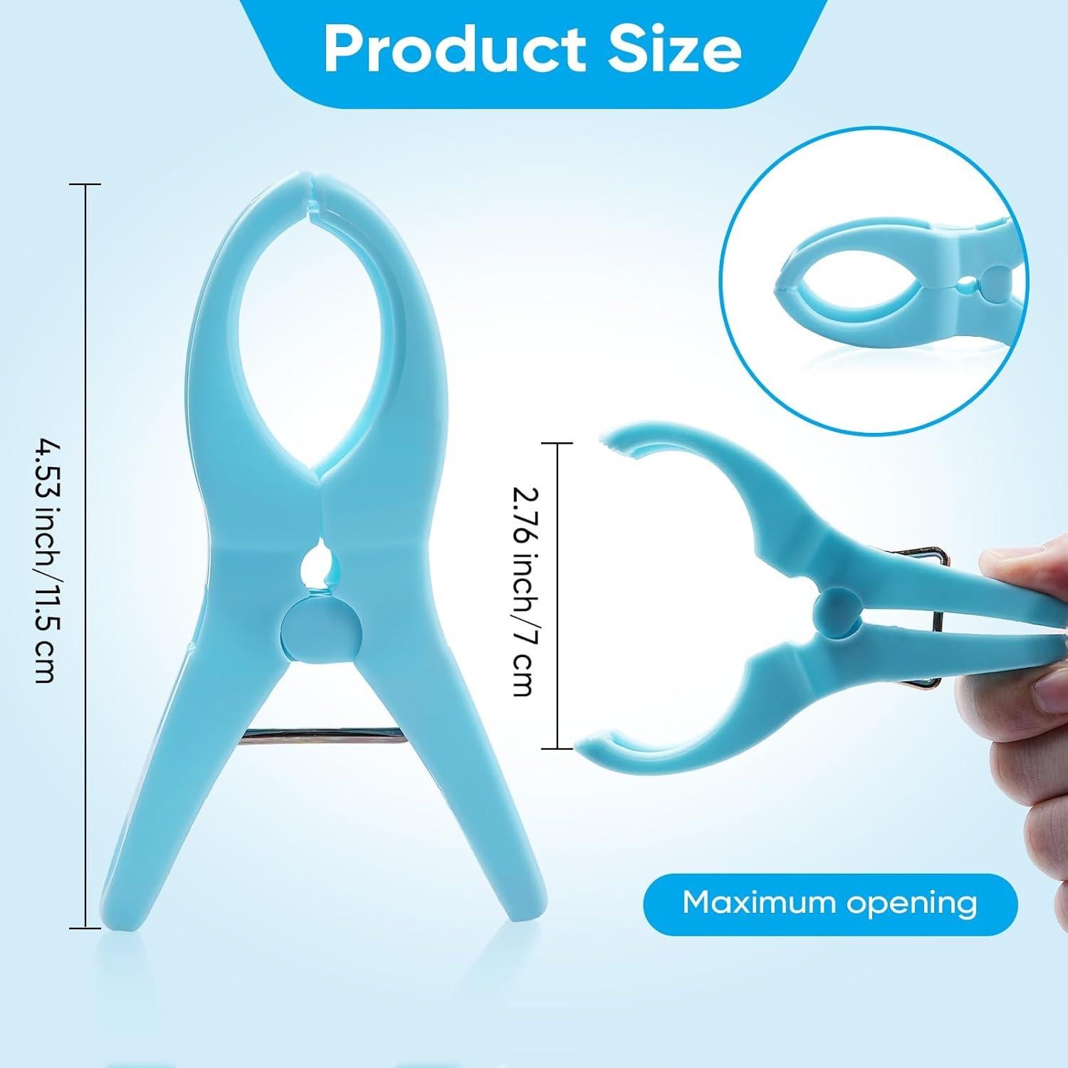 Clips para Toallas de Playa HiGift - Paquete de 8 Unidades