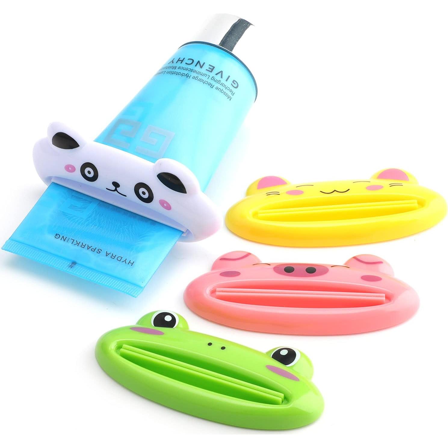 Exprimidor de Pasta de Dientes Pasow - Pack 4 Diseños Animales