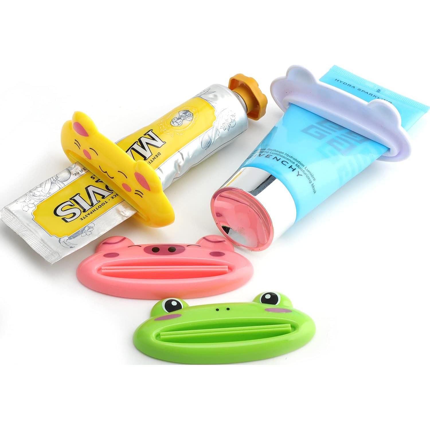 Exprimidor de Pasta de Dientes Pasow - Pack 4 Diseños Animales