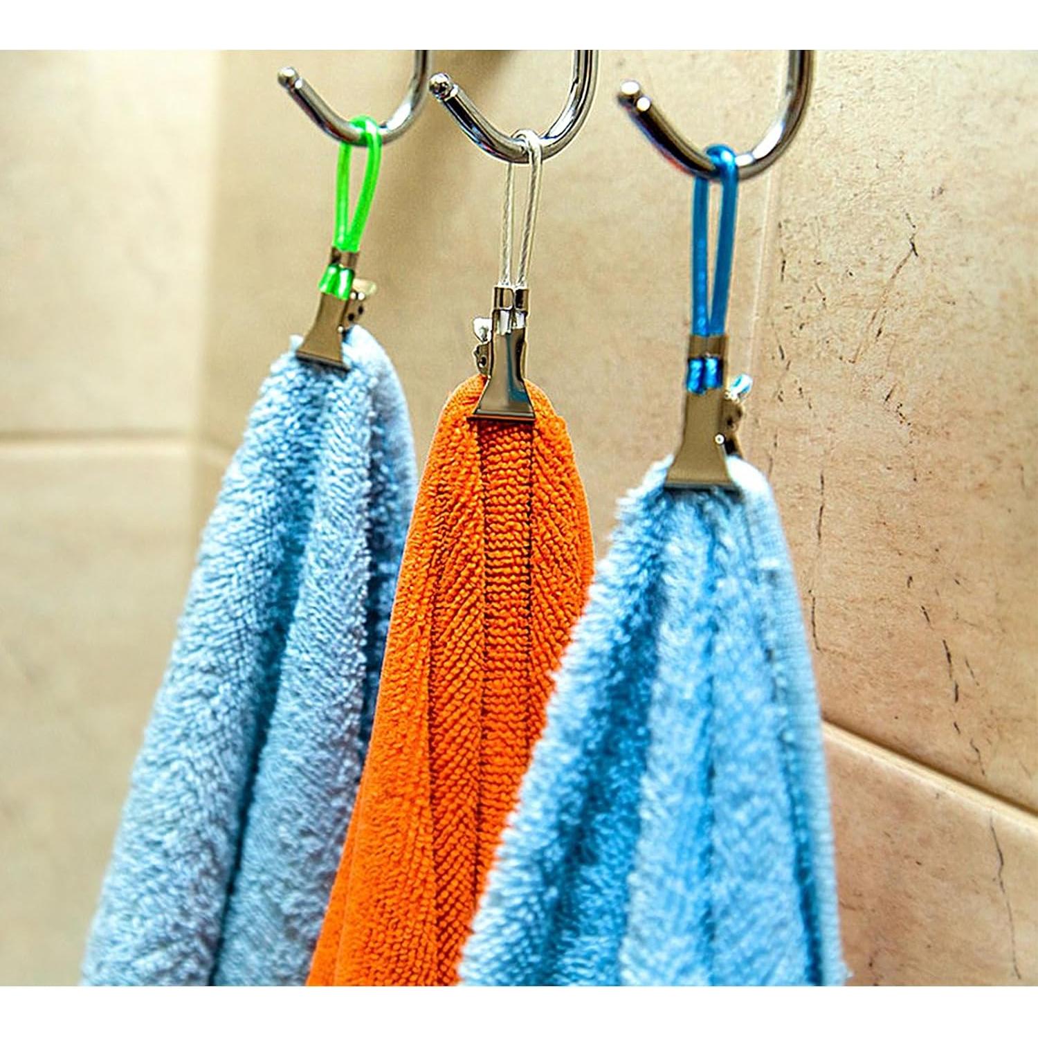 Pinzas para Toallas de Té WisePoint 10 Pcs Metal Multicolor