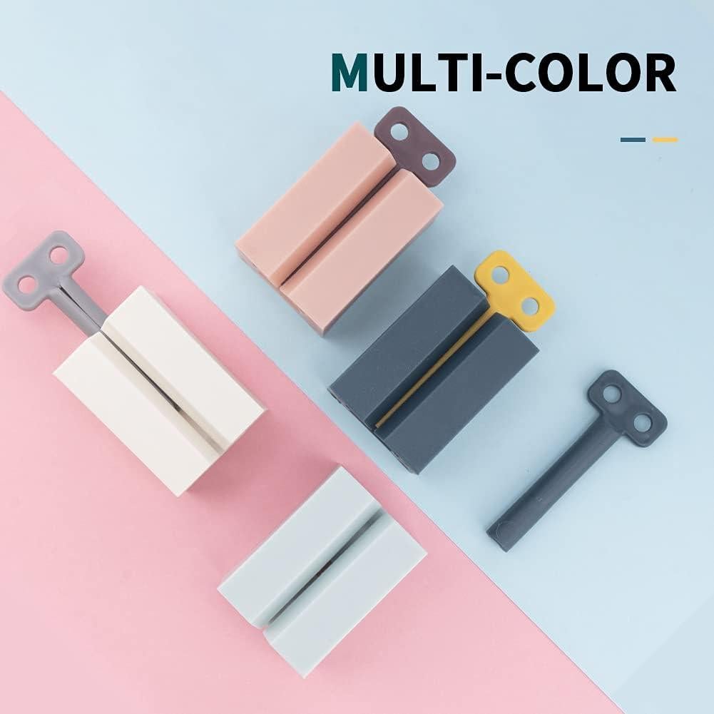 Exprimidor de Pasta de Dientes Y-Kelin 3 Piezas Rosa Blanco Azul