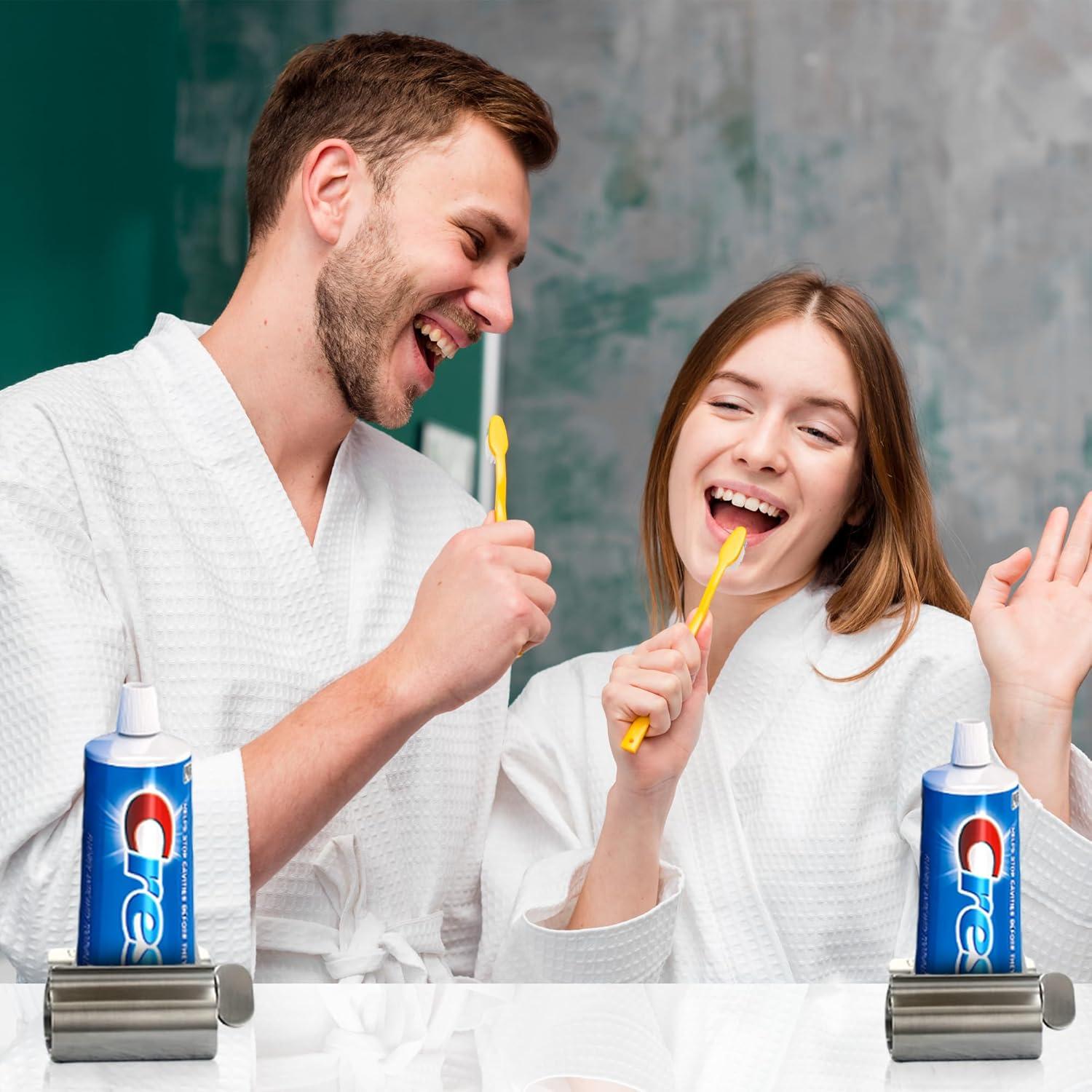 Rodillo Exprimidor de Pasta de Dientes Smart House Acero Inoxidable