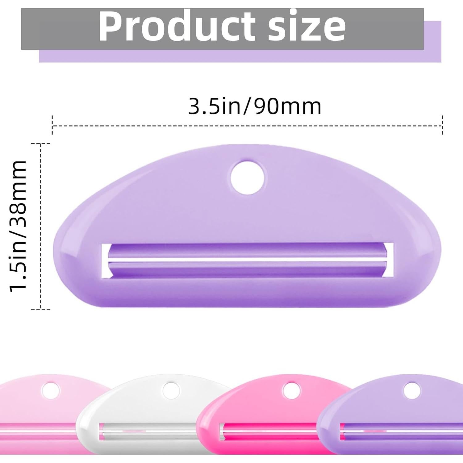 Exprimidor de Pasta de Dientes TKYZMS - 4 Piezas Coloridas