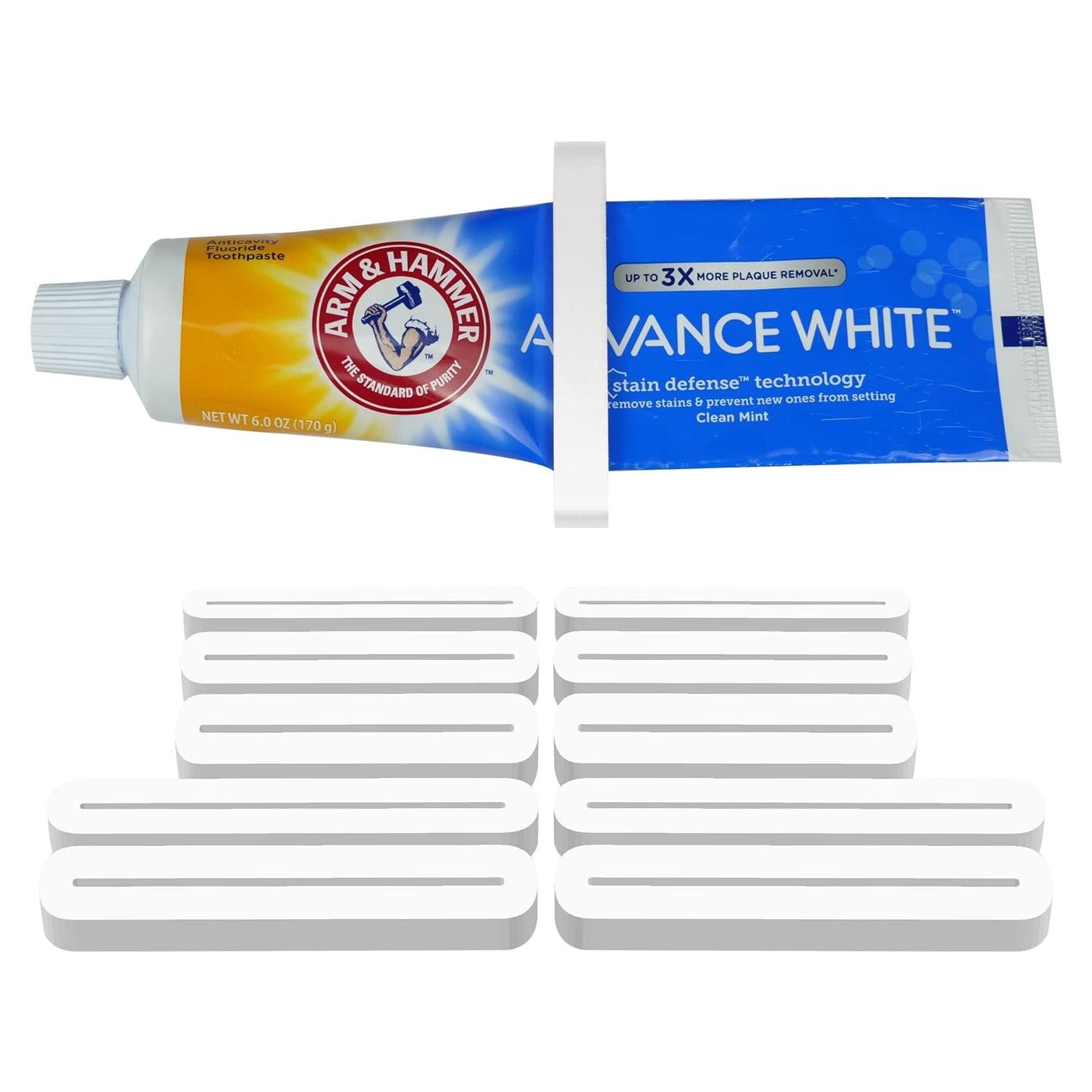 Paquete de 10 Exprimidores de Tubos Pineapple - Ahorra Espacio