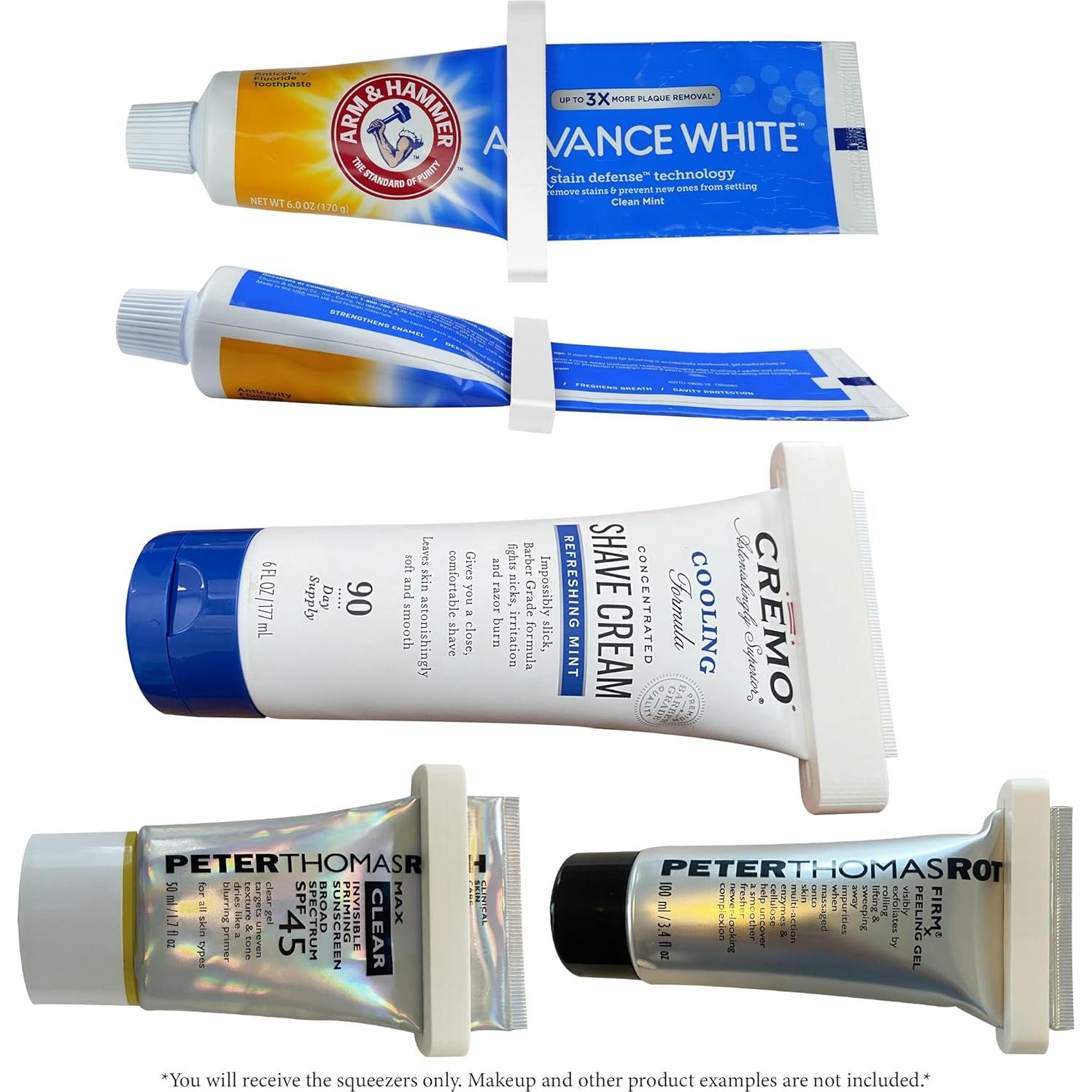 Paquete de 10 Exprimidores de Tubos Pineapple - Ahorra Espacio