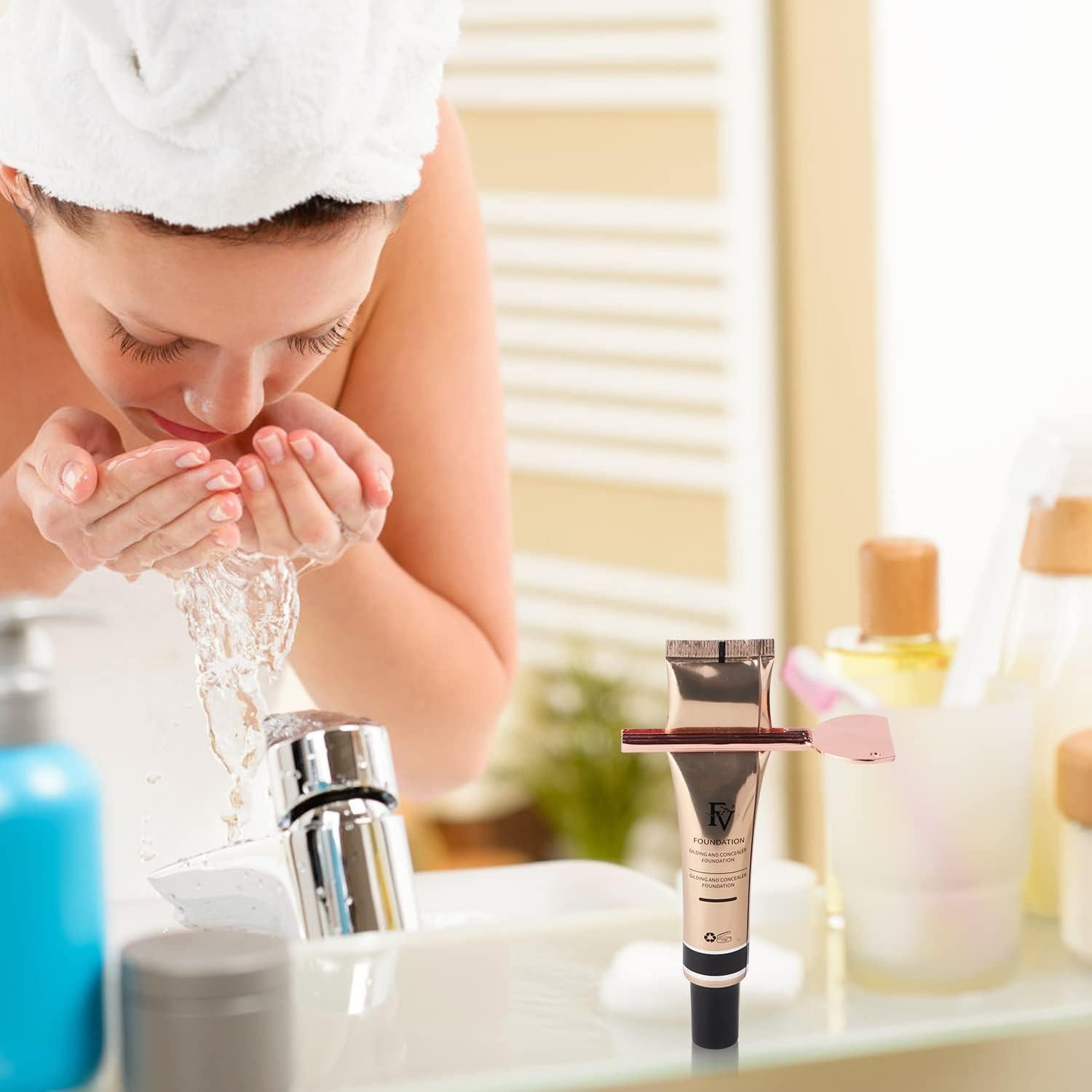 Exprimidor de Tubo de Metal Sansheng - 4 Piezas Multicolor