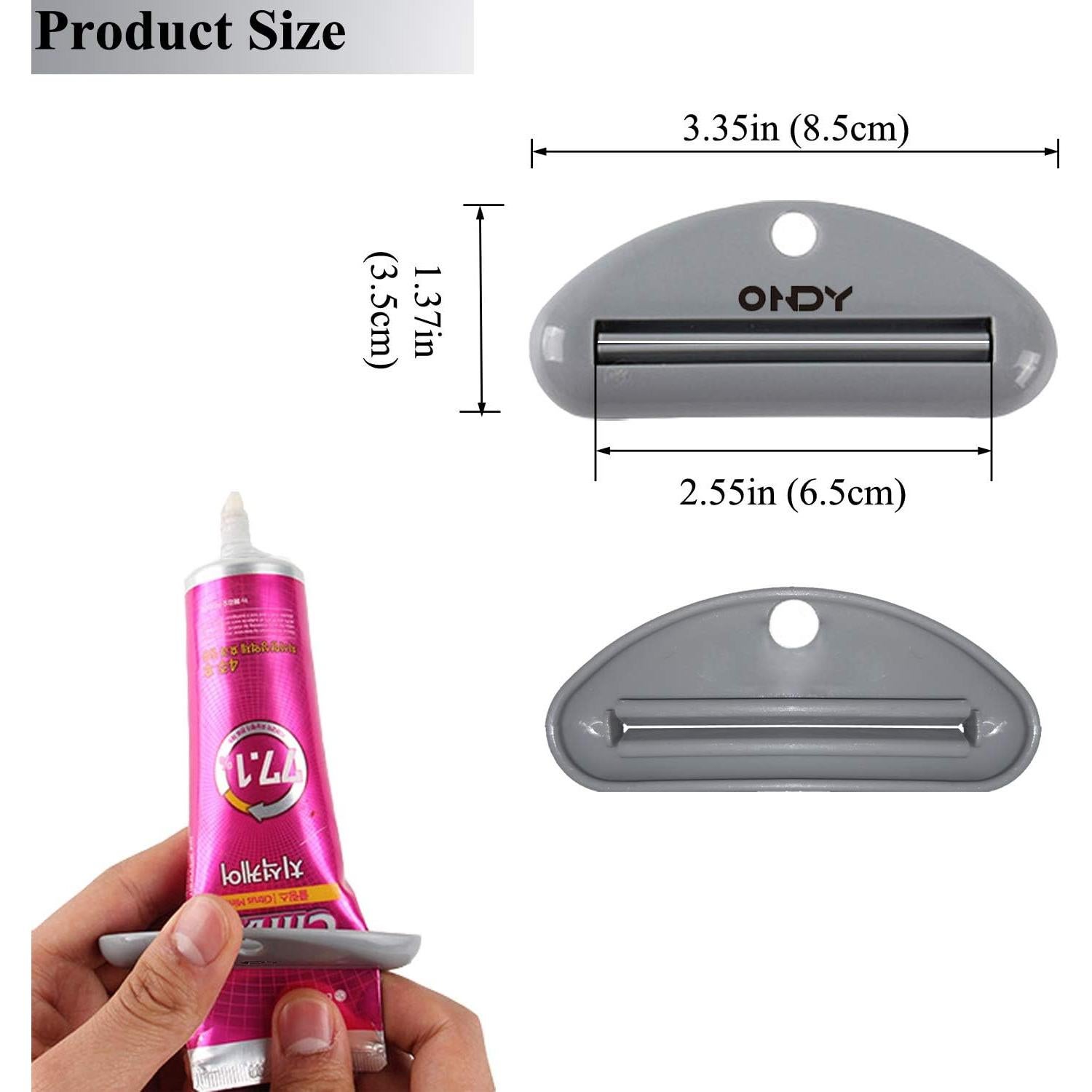 Exprimidores de Tubo ONDY - Paquete de 4, Ahorra Pasta de Dientes