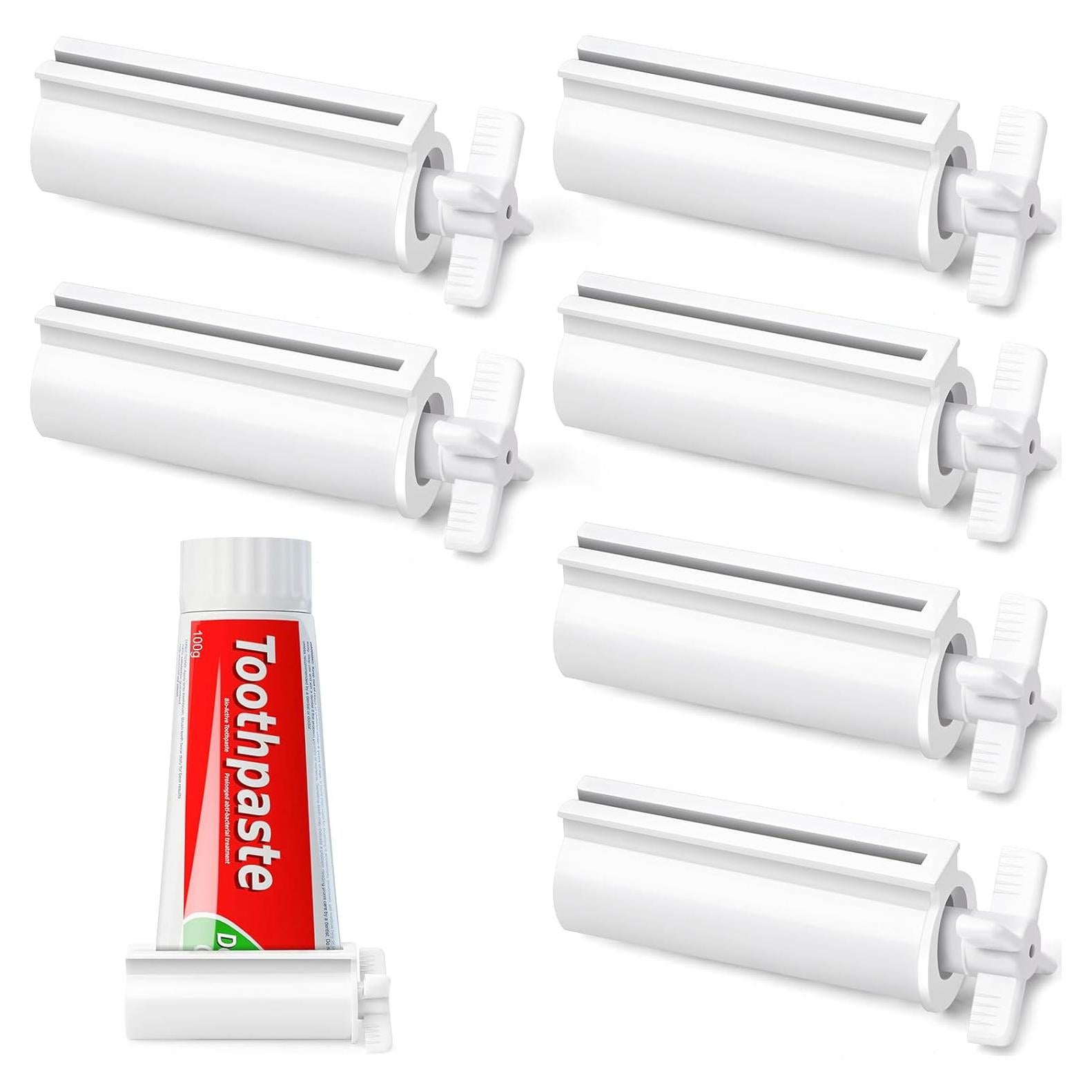 Exprimidor de Pasta de Dientes LOVEINUSA 6PCS ABS Blanco