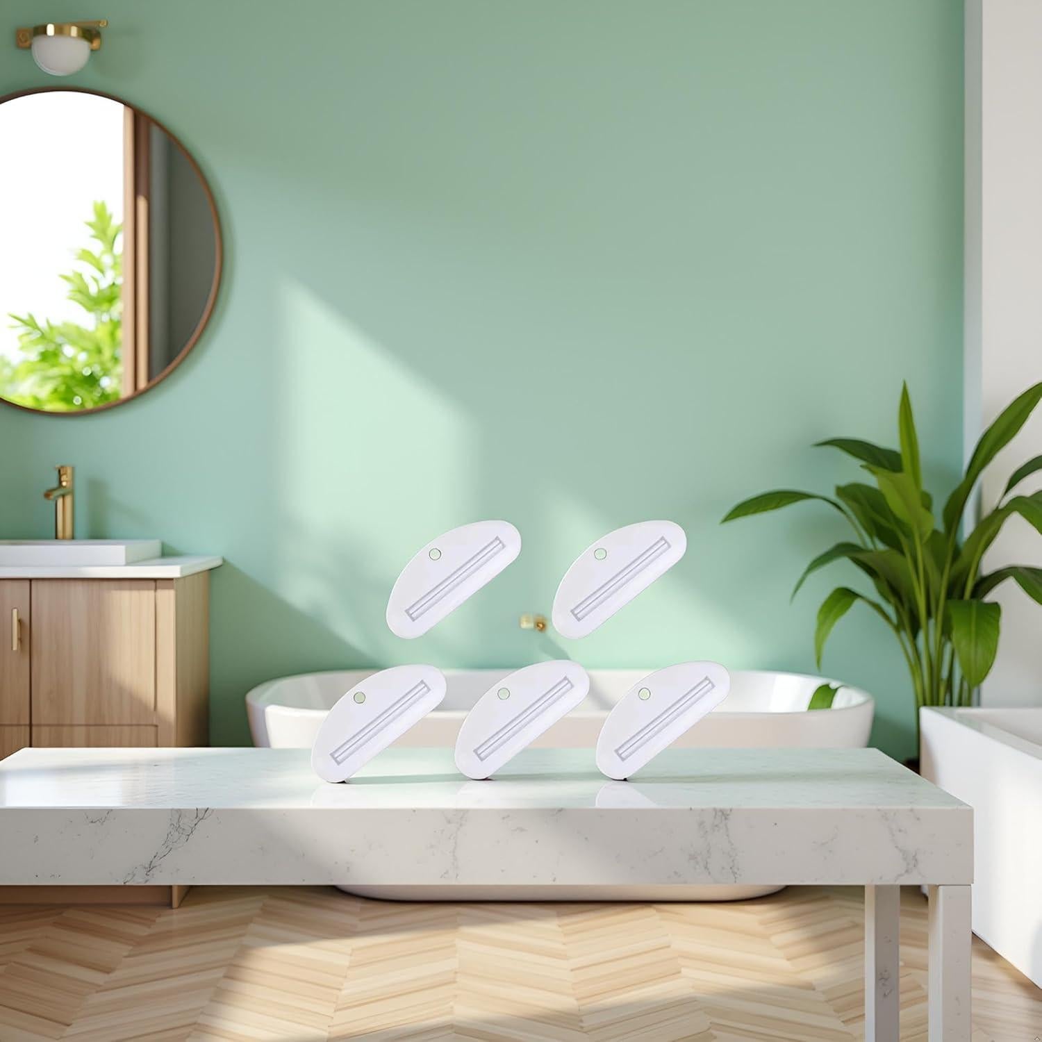 Conjunto de 5 Exprimidores de Tubo de Pasta de Dientes WsjiaboFux